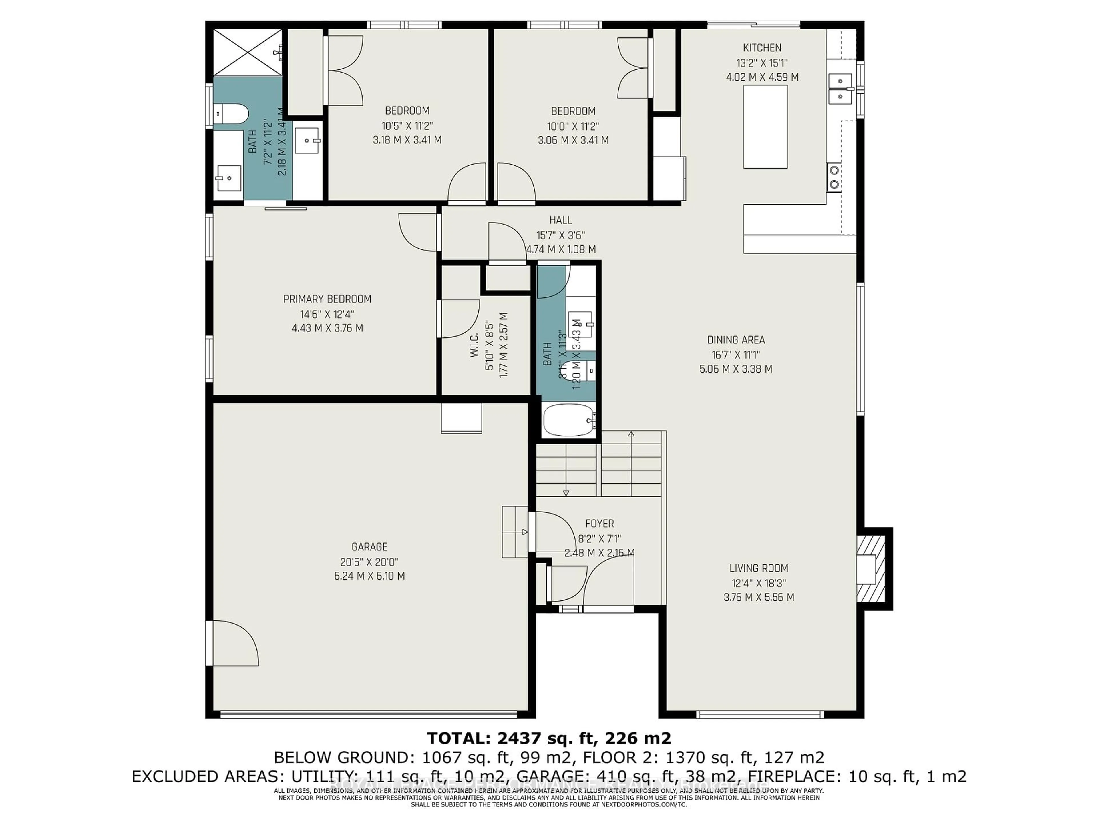 Floor plan for 1295 Notre Dame St, Russell Ontario K0A 1W0