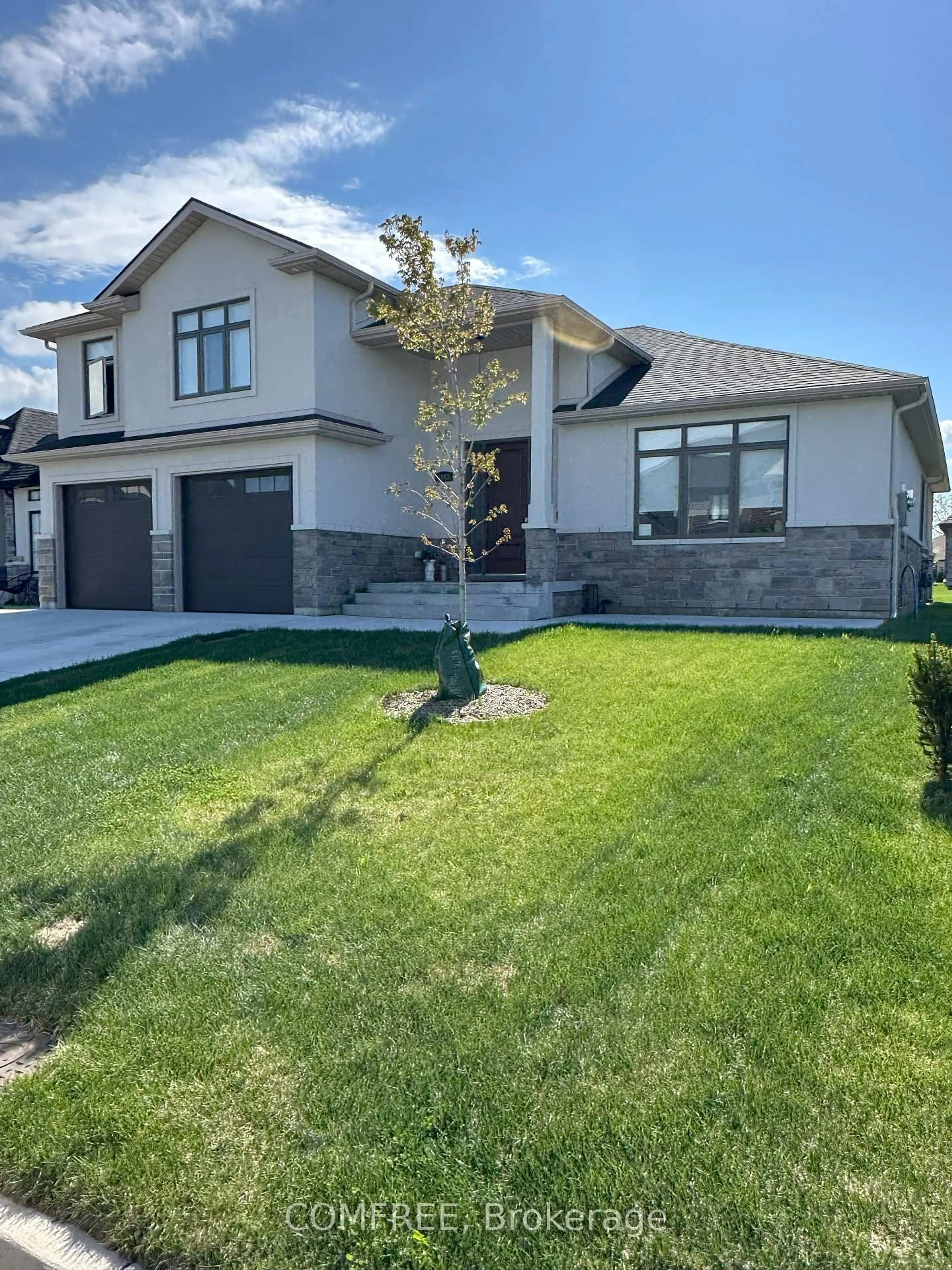 Home with vinyl exterior material, street for 1343 Clearwater Ave, Windsor Ontario N8P 0E9