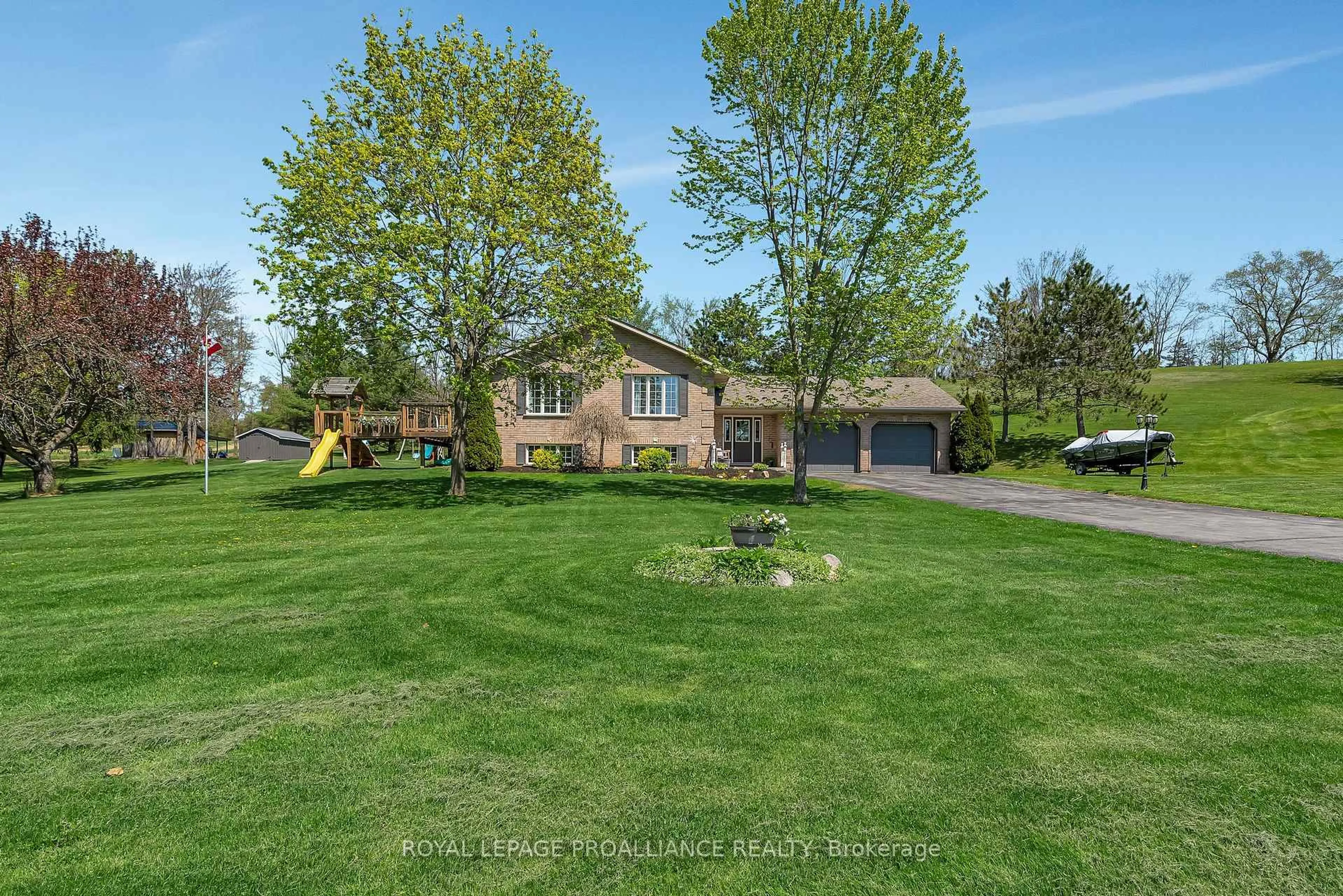 A pic from outside/outdoor area/front of a property/back of a property/a pic from drone, unknown for 616 Old Madoc Rd, Quinte West Ontario K0K 2B0