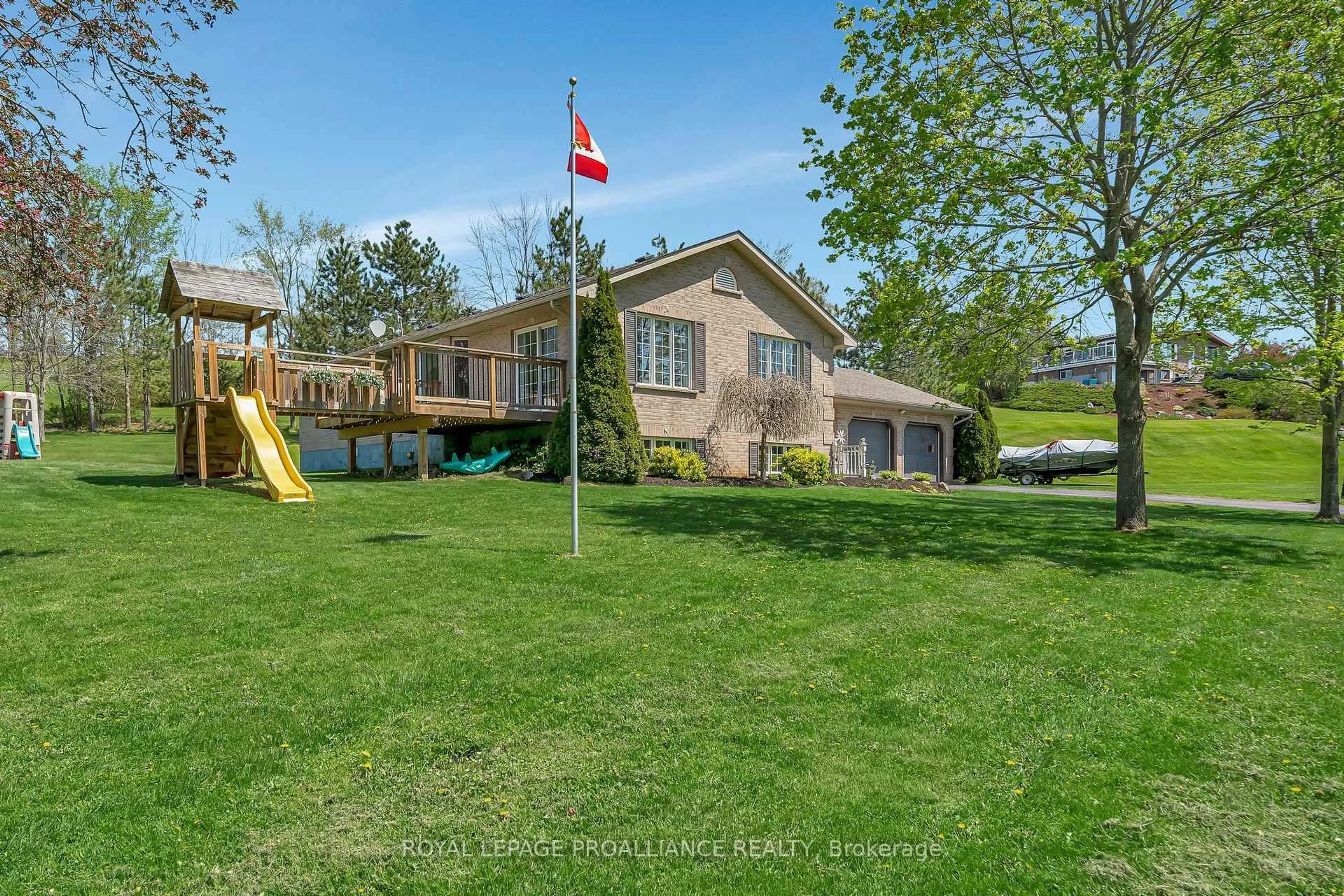 A pic from outside/outdoor area/front of a property/back of a property/a pic from drone, mountain view for 616 Old Madoc Rd, Quinte West Ontario K0K 2B0