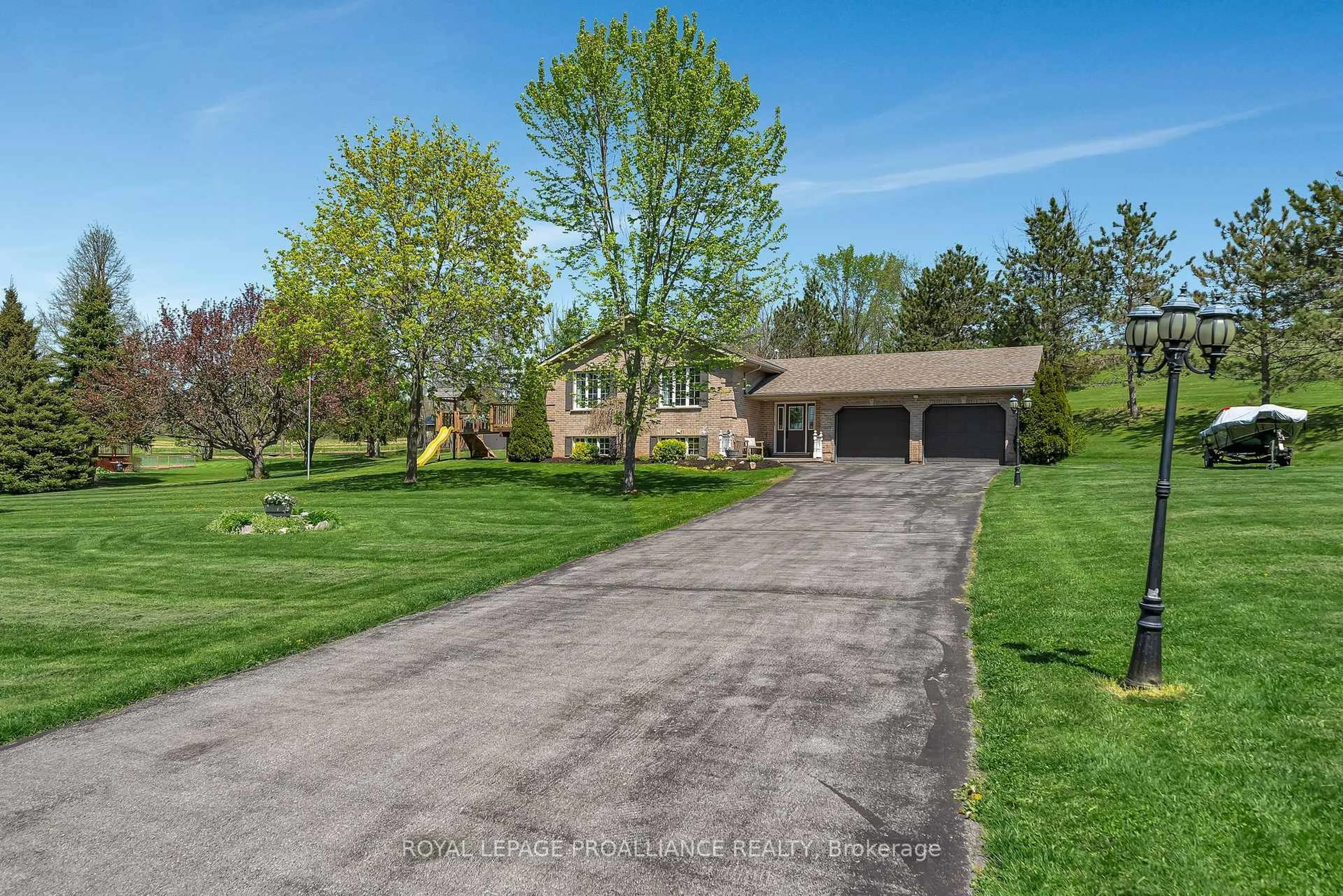 A pic from outside/outdoor area/front of a property/back of a property/a pic from drone, street for 616 Old Madoc Rd, Quinte West Ontario K0K 2B0