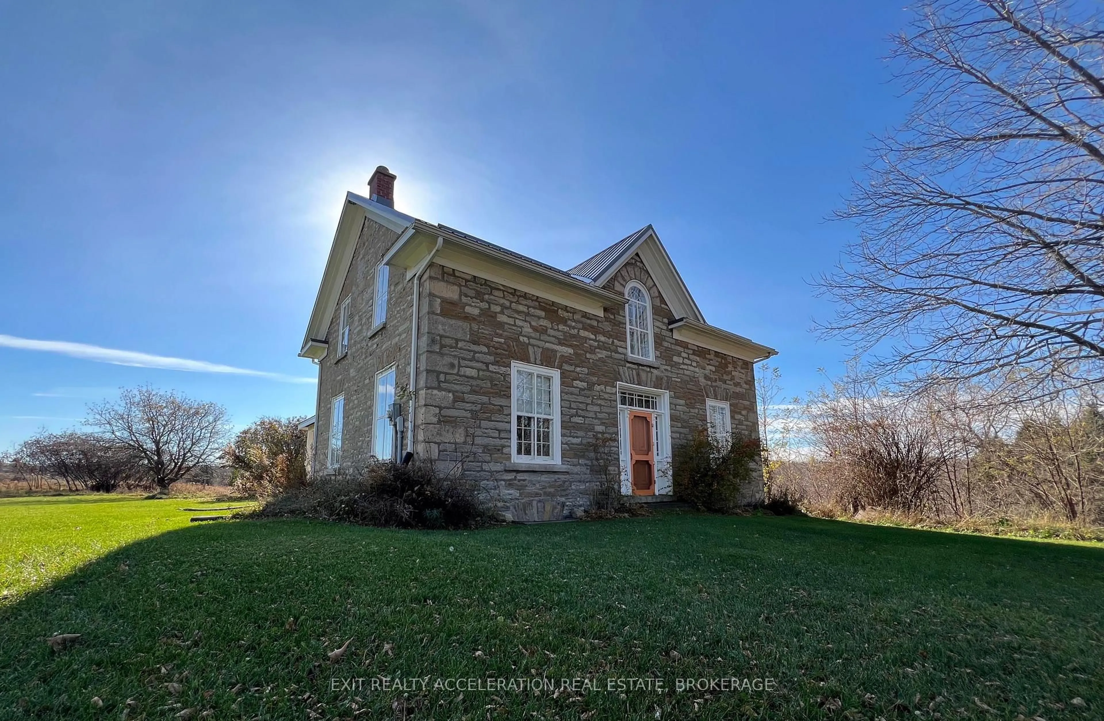A pic from outside/outdoor area/front of a property/back of a property/a pic from drone, building for 69 12th Concession Rd, Frontenac Ontario K0G 0A5