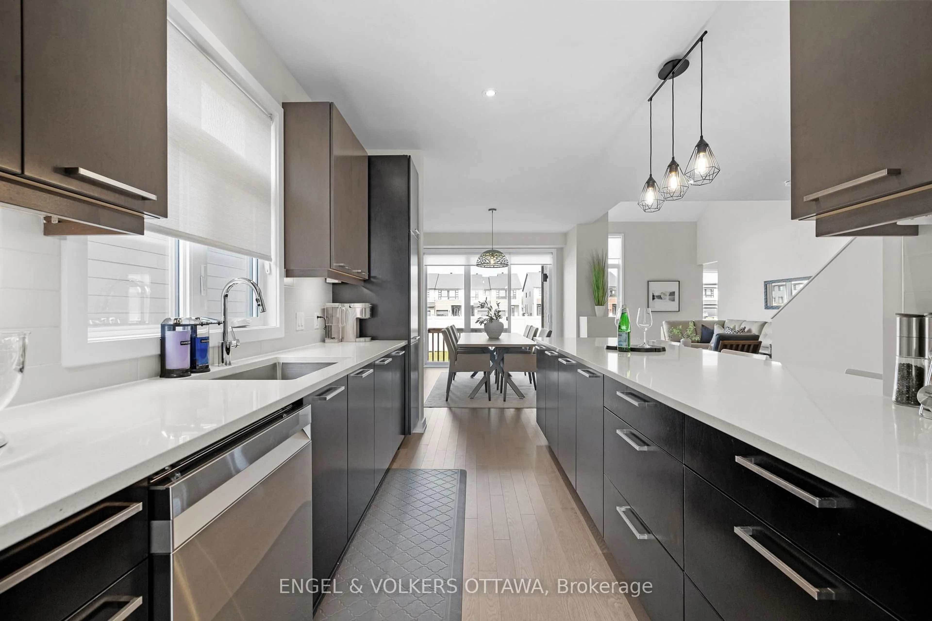 Contemporary kitchen, ceramic/tile floor for 126 Orchestra Way, Ottawa Ontario K4M 0R5
