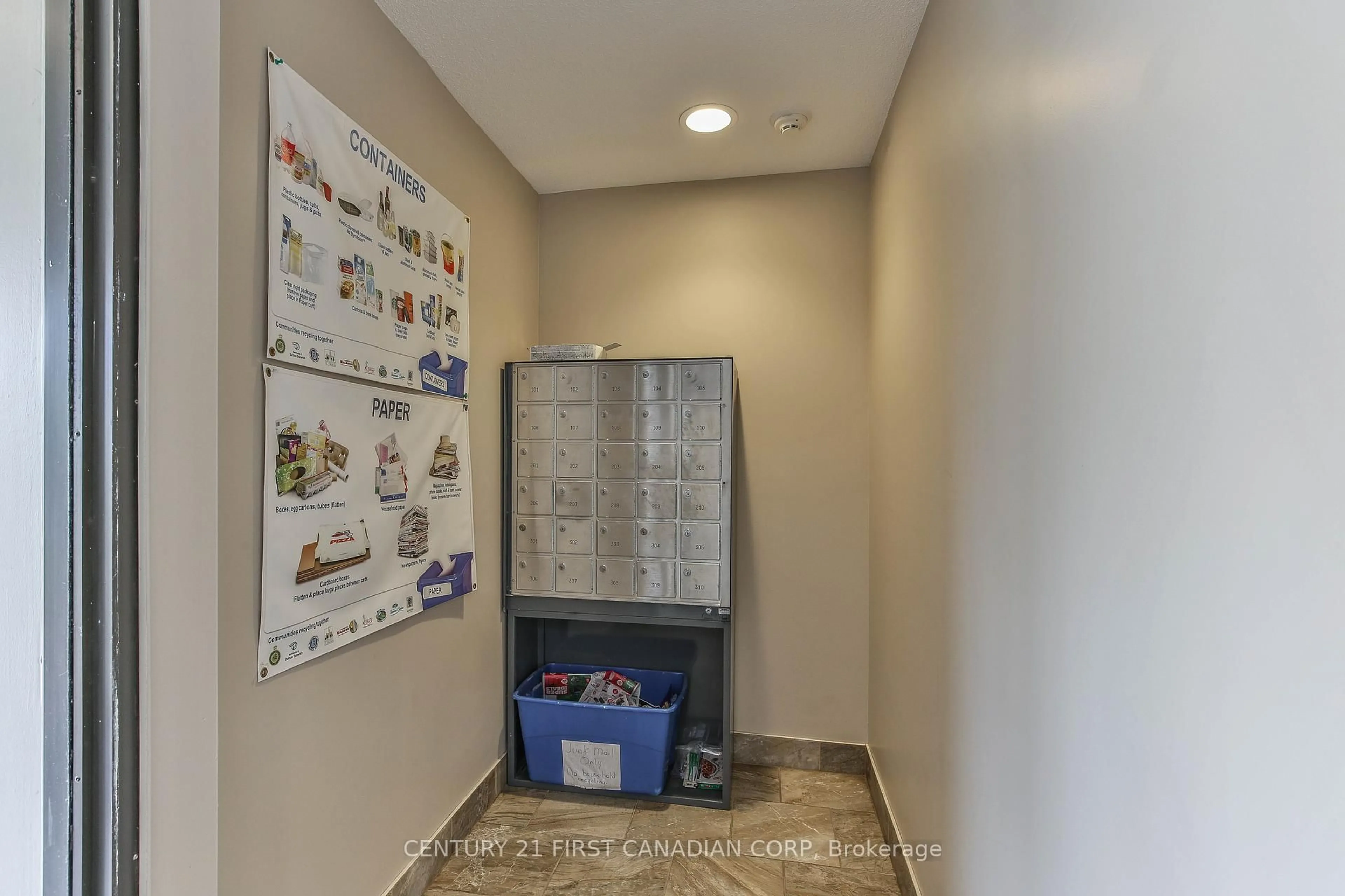 Indoor foyer for 1445 Huron St #208, London East Ontario N5V 2E6
