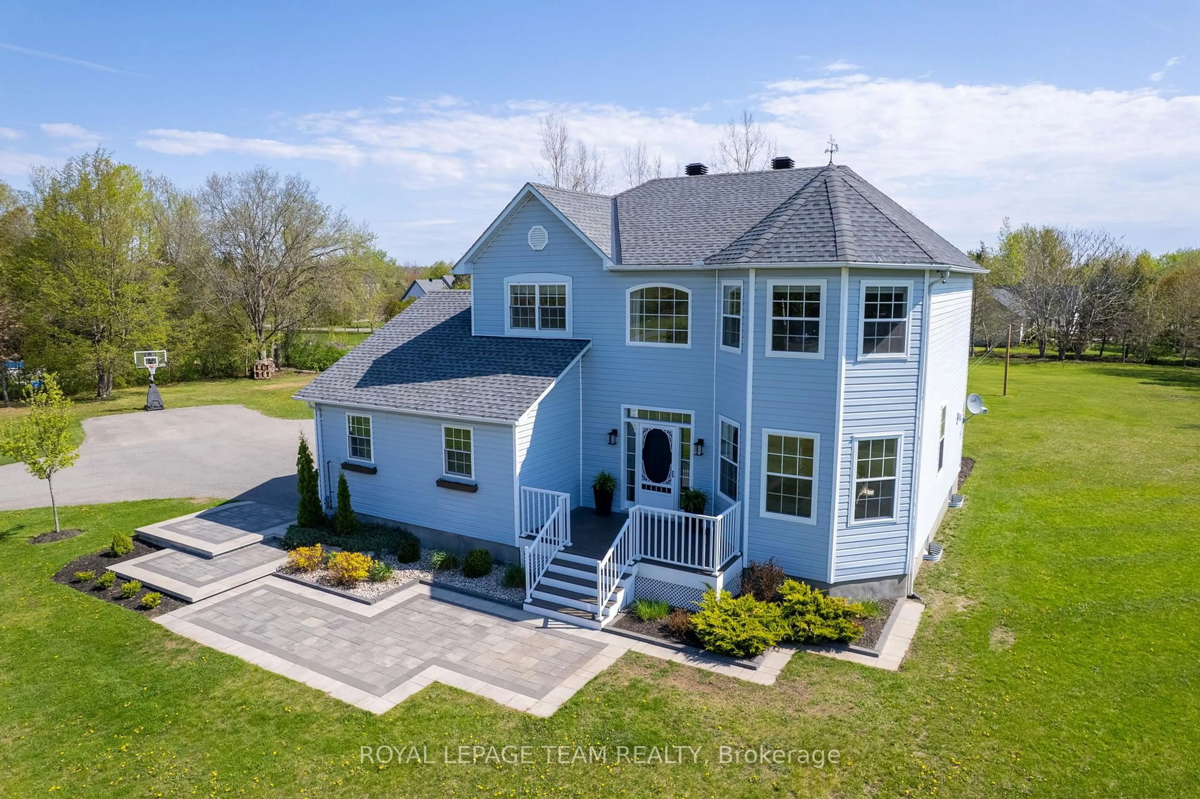 A pic from outside/outdoor area/front of a property/back of a property/a pic from drone, water/lake/river/ocean view for 27 Empress Dr, North Grenville Ontario K0G 1J0