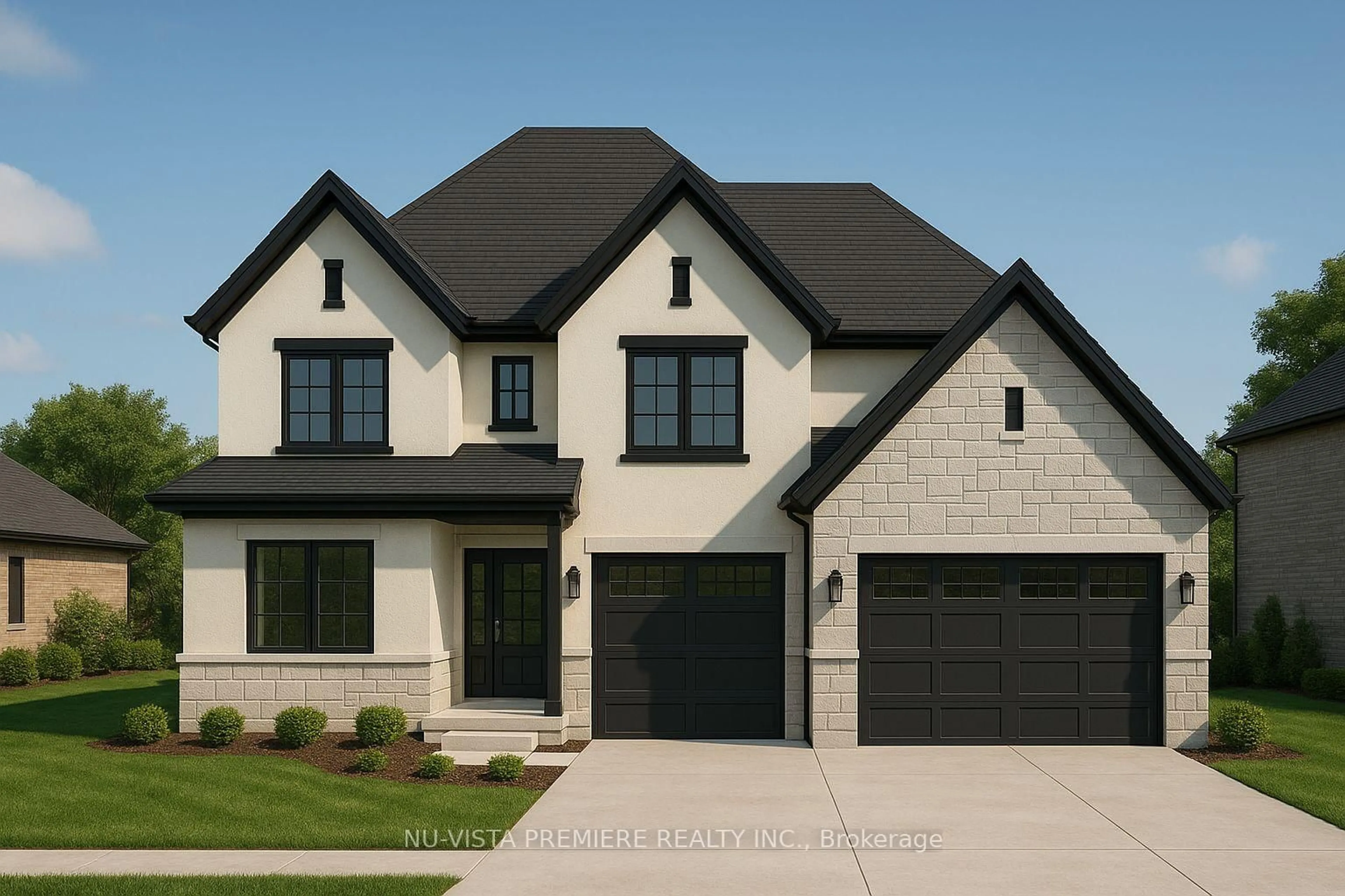 Home with brick exterior material, street for 714 Valleystream Walk, London North Ontario N6G 3Z7