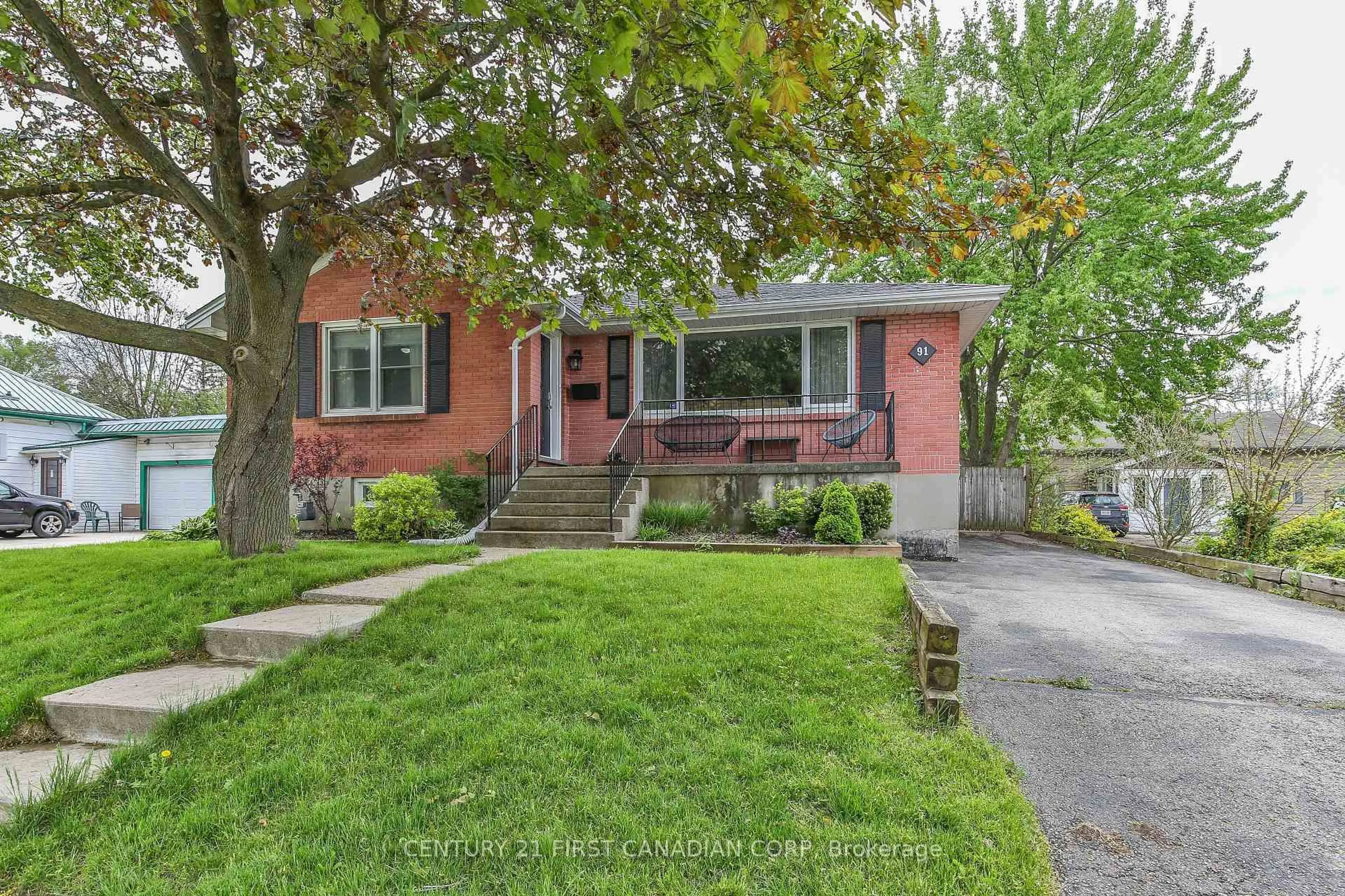 Home with brick exterior material, street for 91 Langarth St, London South Ontario N6H 1P5