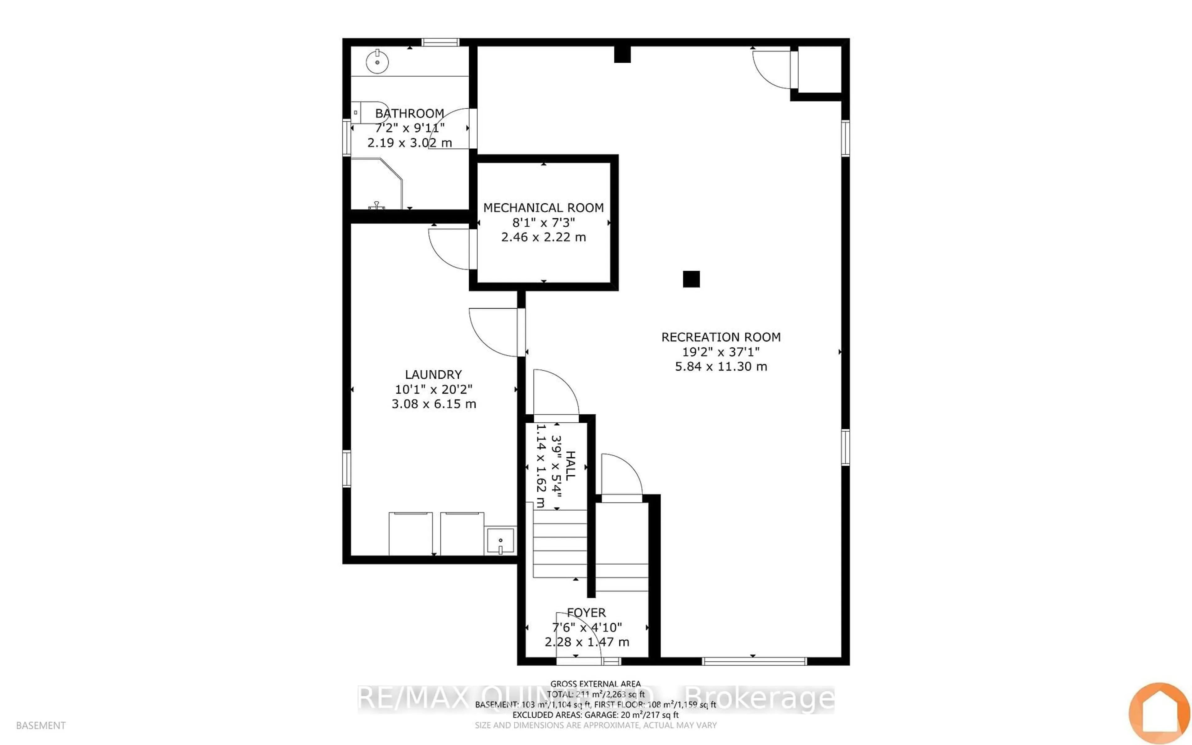 Floor plan for 66 Bogart Cres, Belleville Ontario K8P 5E8