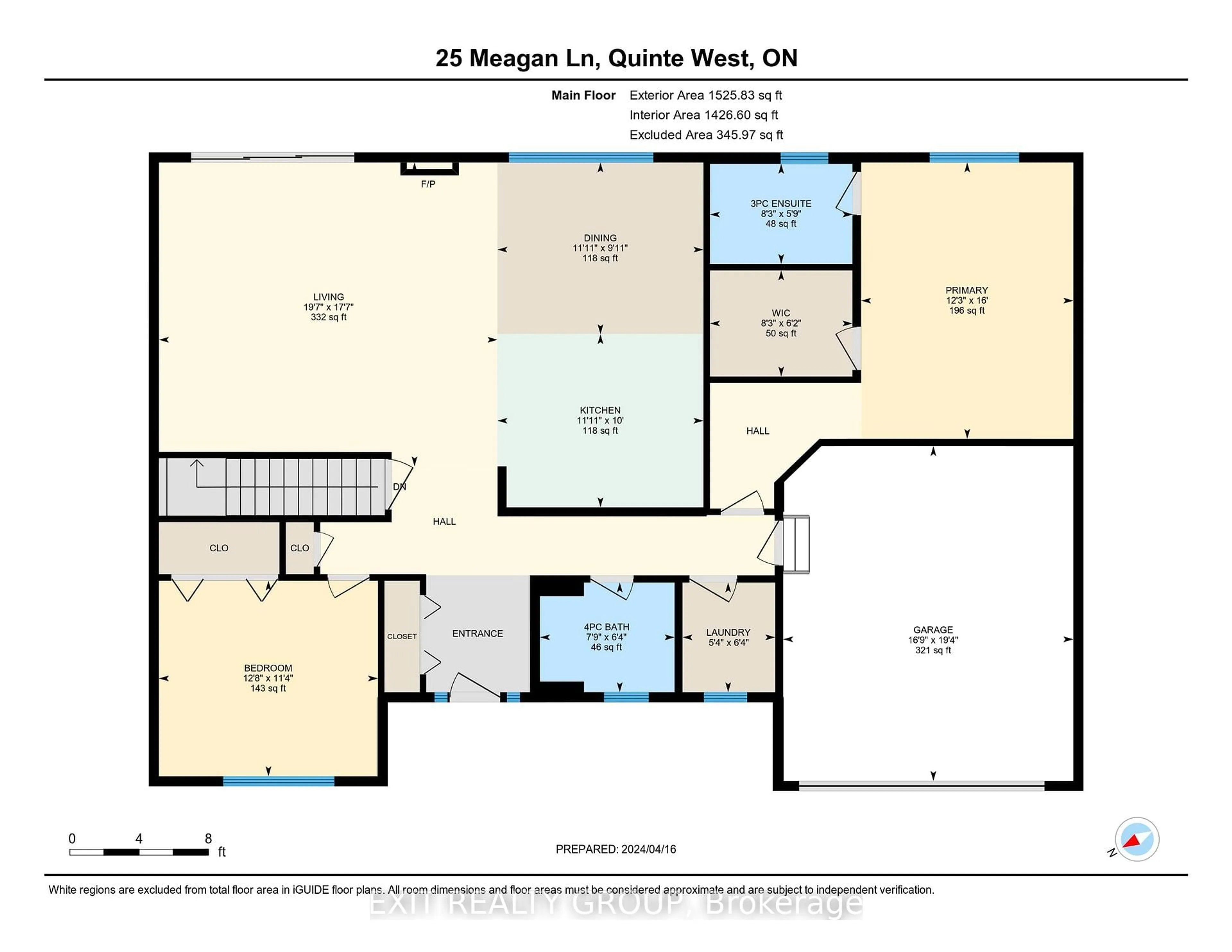 Floor plan for 25 Meagan Lane, Hastings Ontario K0K 2C0