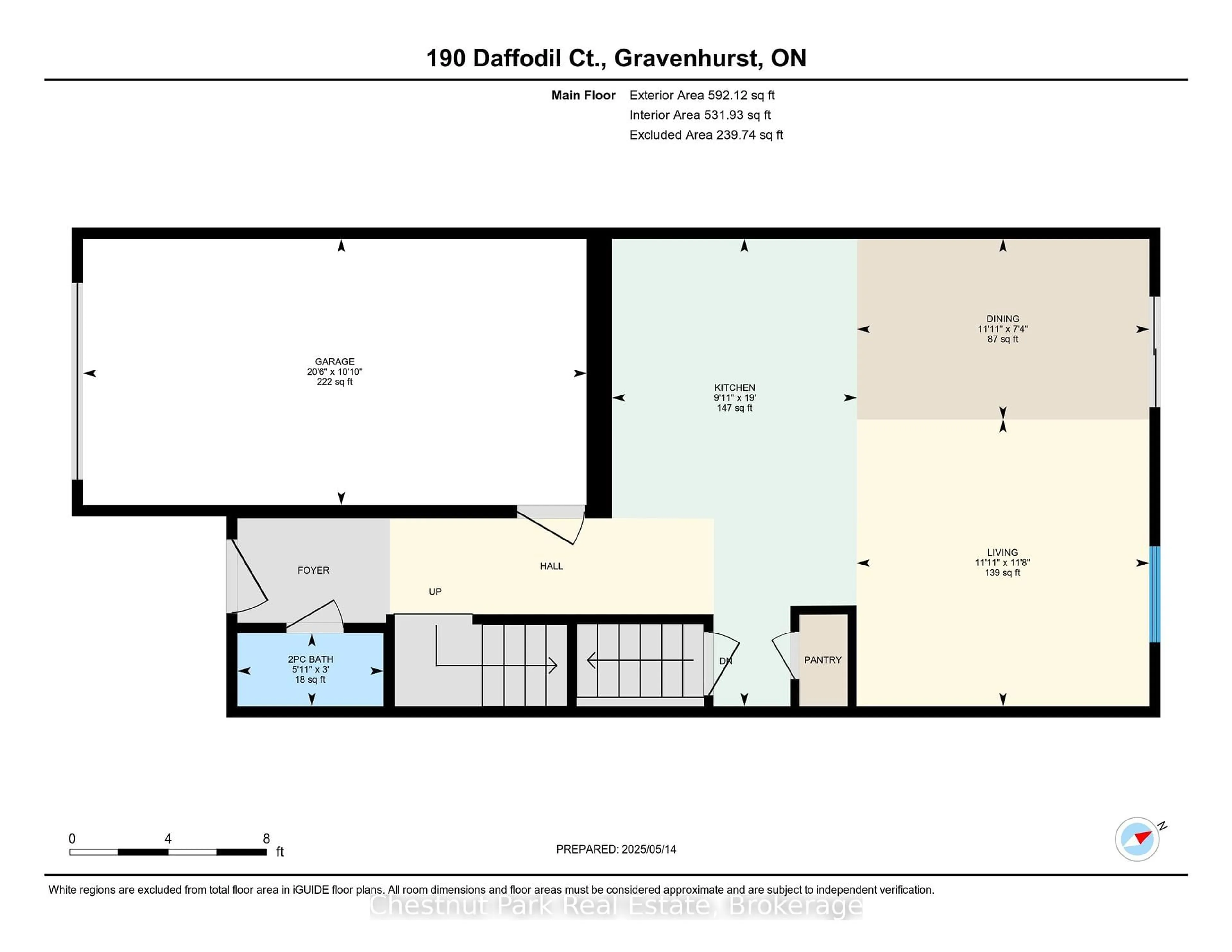 Floor plan for 190 Daffodil Crt, Gravenhurst Ontario P1P 0A1