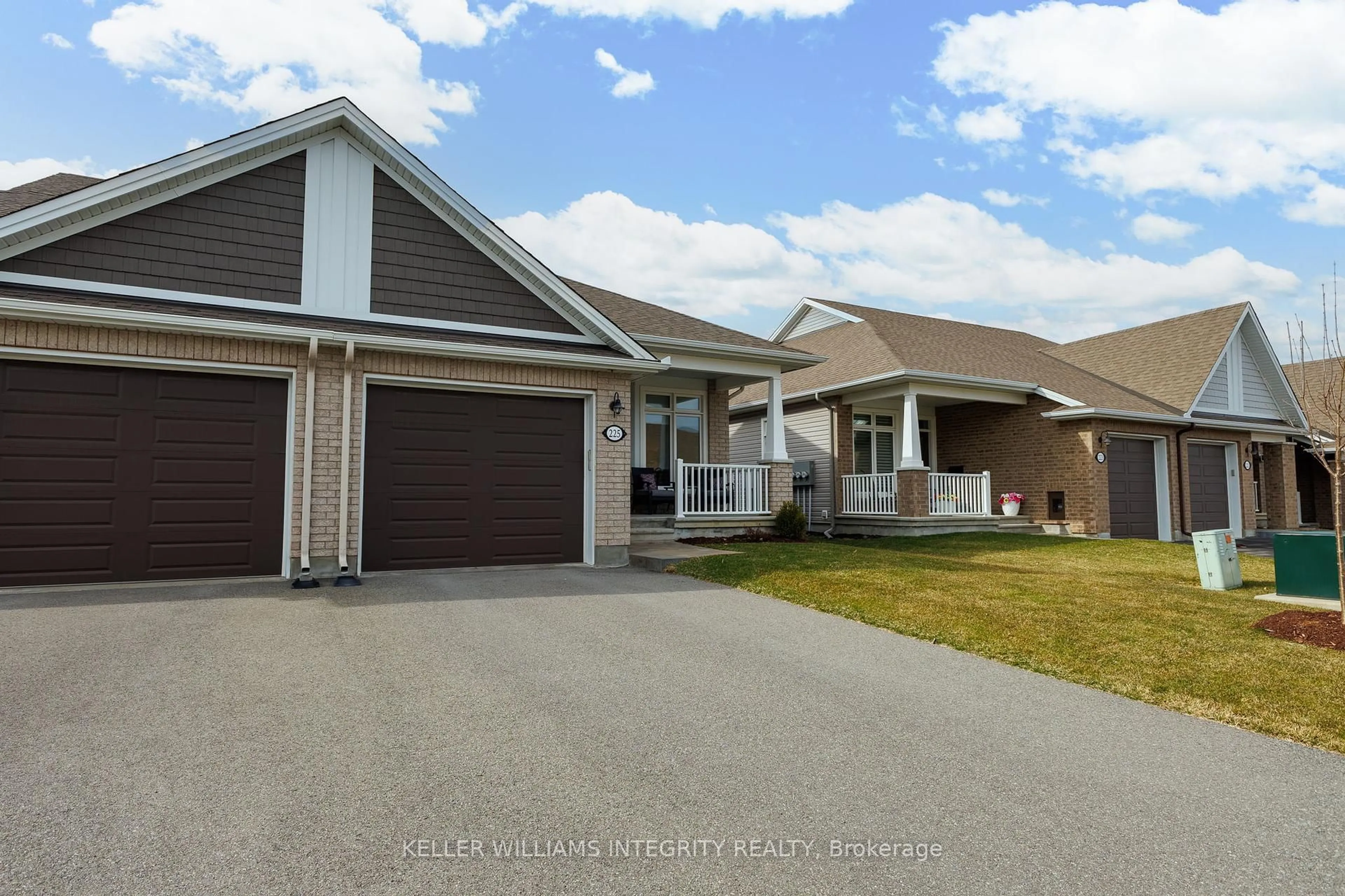 Home with vinyl exterior material, street for 225 Maygrass Way, Ottawa Ontario K2S 2B4
