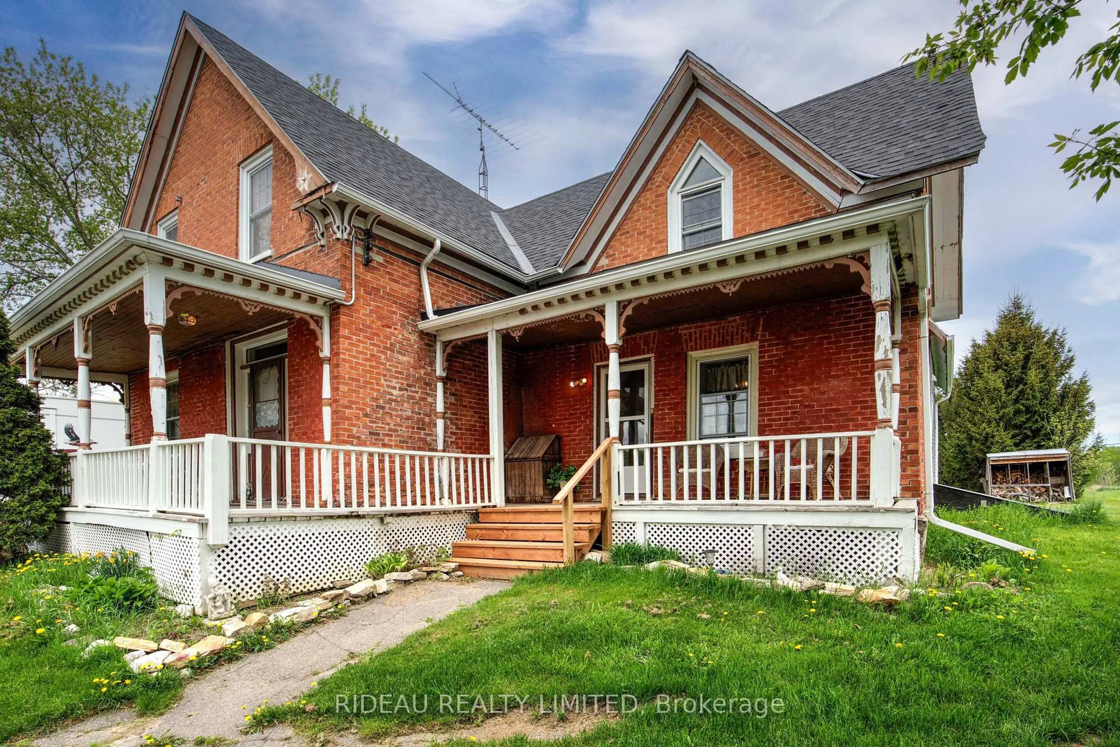 Home with brick exterior material, street for 7652 County Road 42 Rd, Rideau Lakes Ontario K0G 1E0
