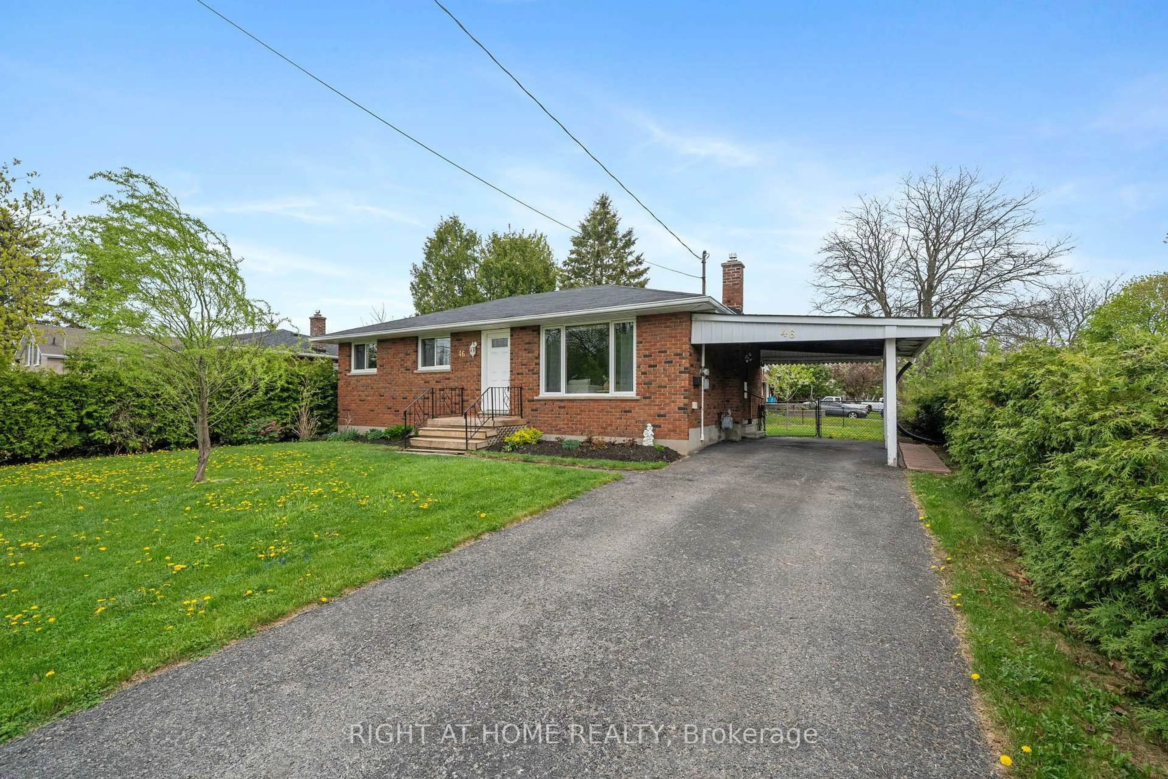 A pic from outside/outdoor area/front of a property/back of a property/a pic from drone, street for 46 St George St, Kawartha Lakes Ontario K9V 1M7