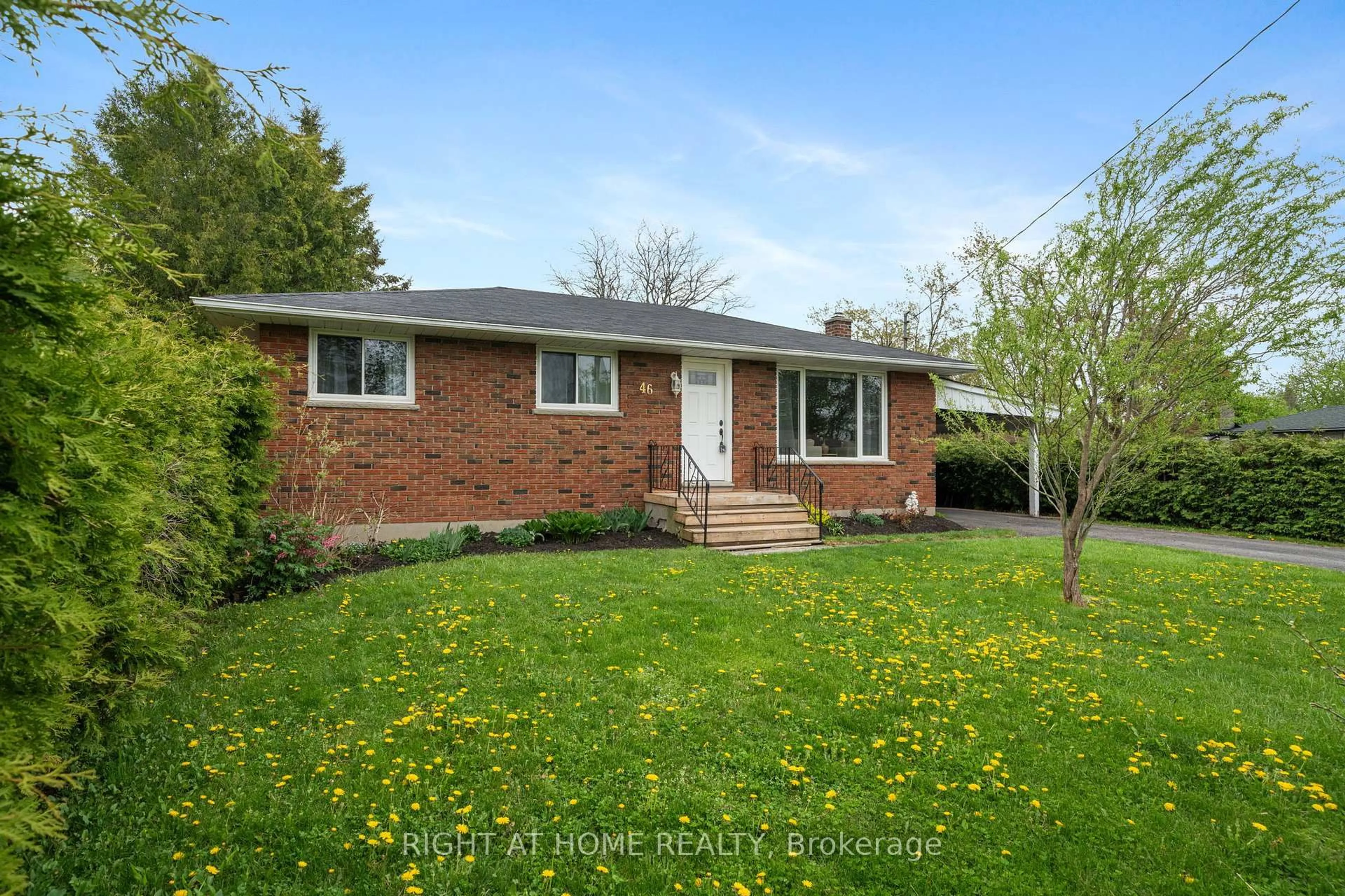 Home with brick exterior material, street for 46 St George St, Kawartha Lakes Ontario K9V 1M7