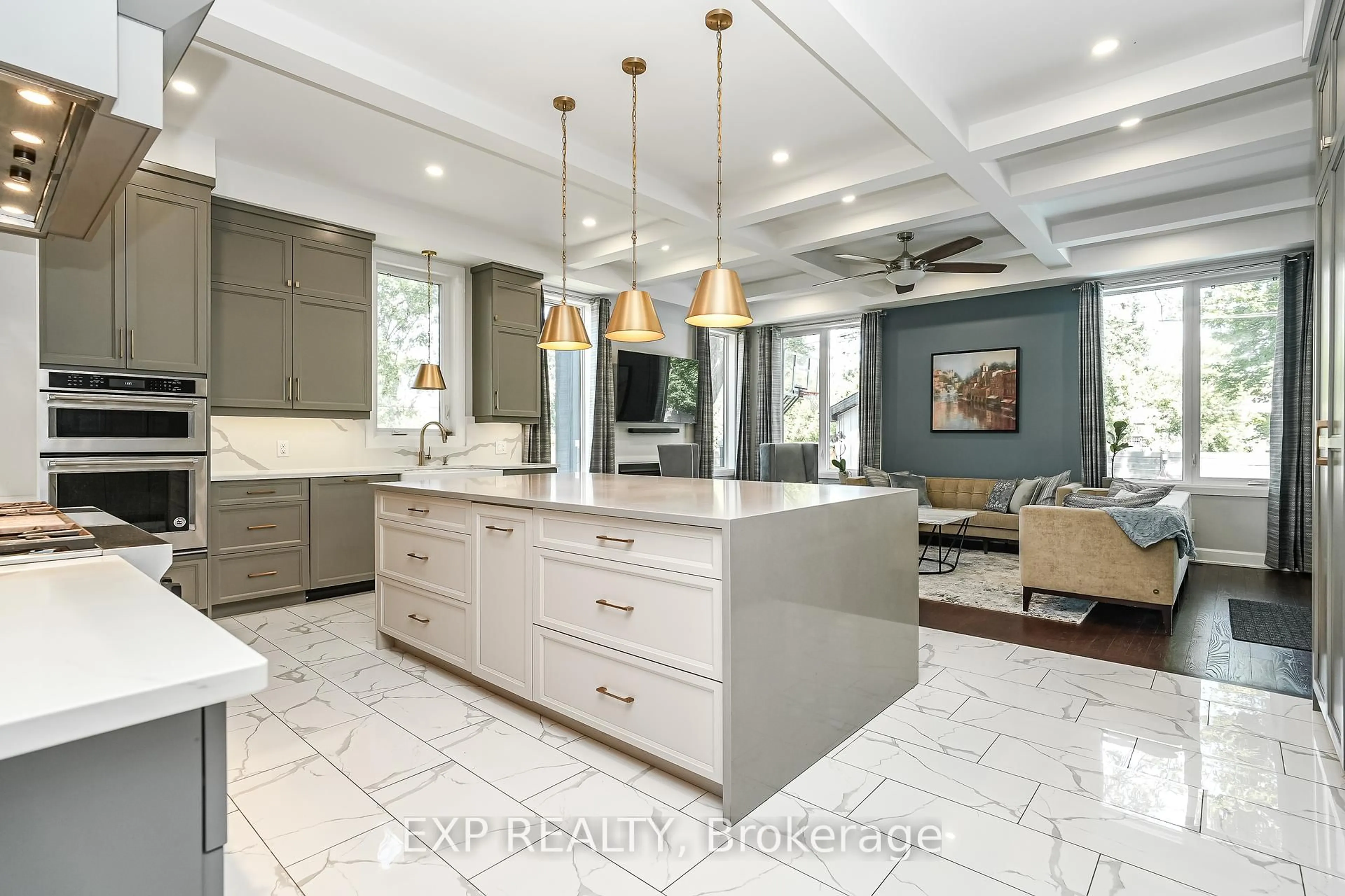 Open concept kitchen, ceramic/tile floor for 7 PHILLIP Dr, Nepean Ontario K2E 6R6