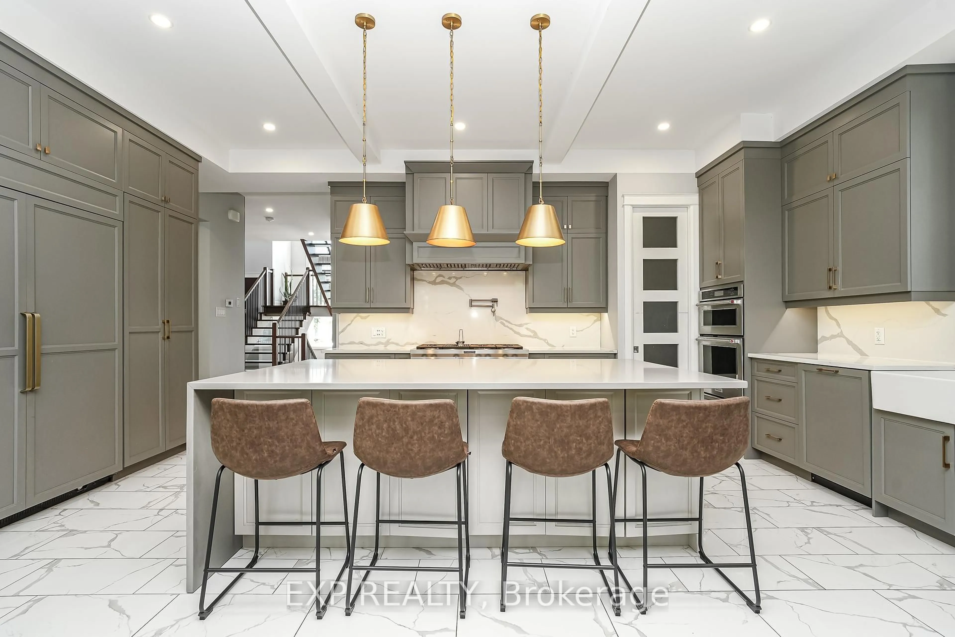 Contemporary kitchen, ceramic/tile floor for 7 PHILLIP Dr, Nepean Ontario K2E 6R6