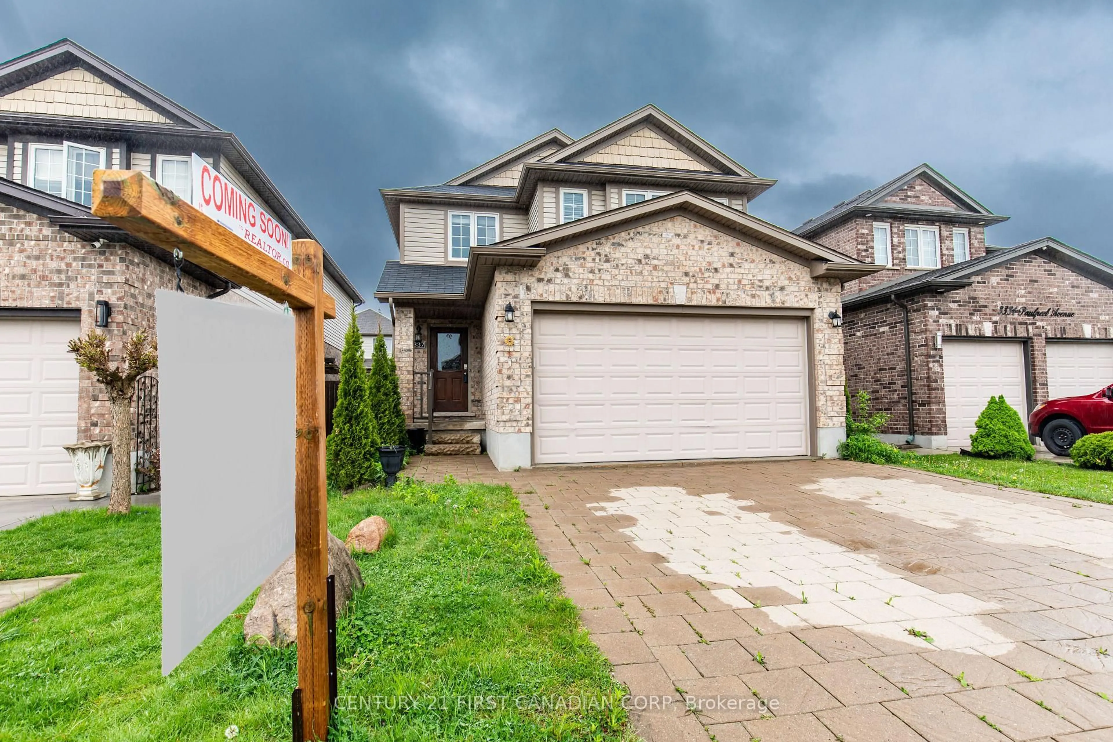 Home with brick exterior material, street for 3337 Paulpeel Ave, London South Ontario N6L 0A4