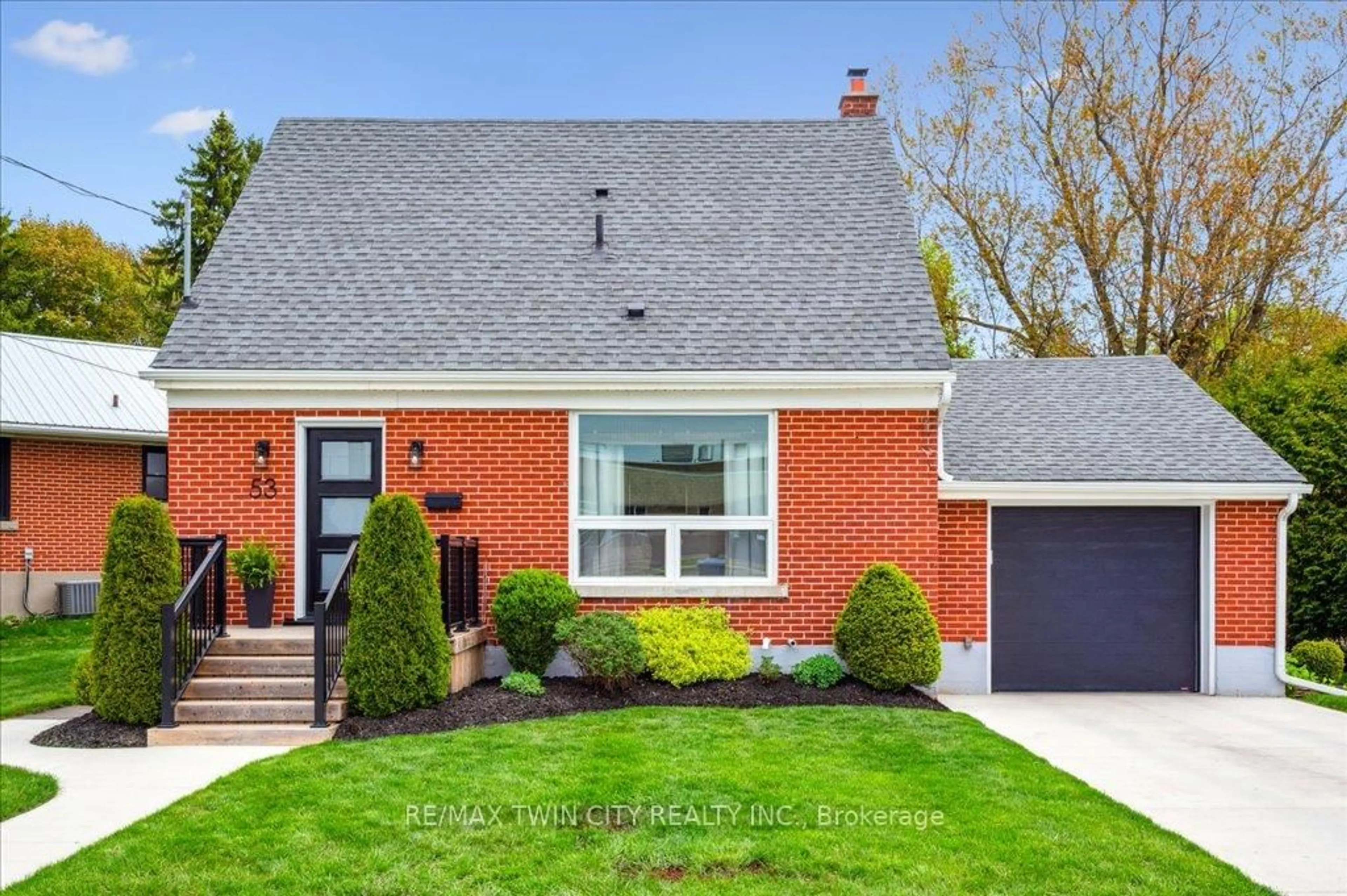 Home with brick exterior material, street for 53 Westmount Rd, Guelph Ontario N1H 5H6