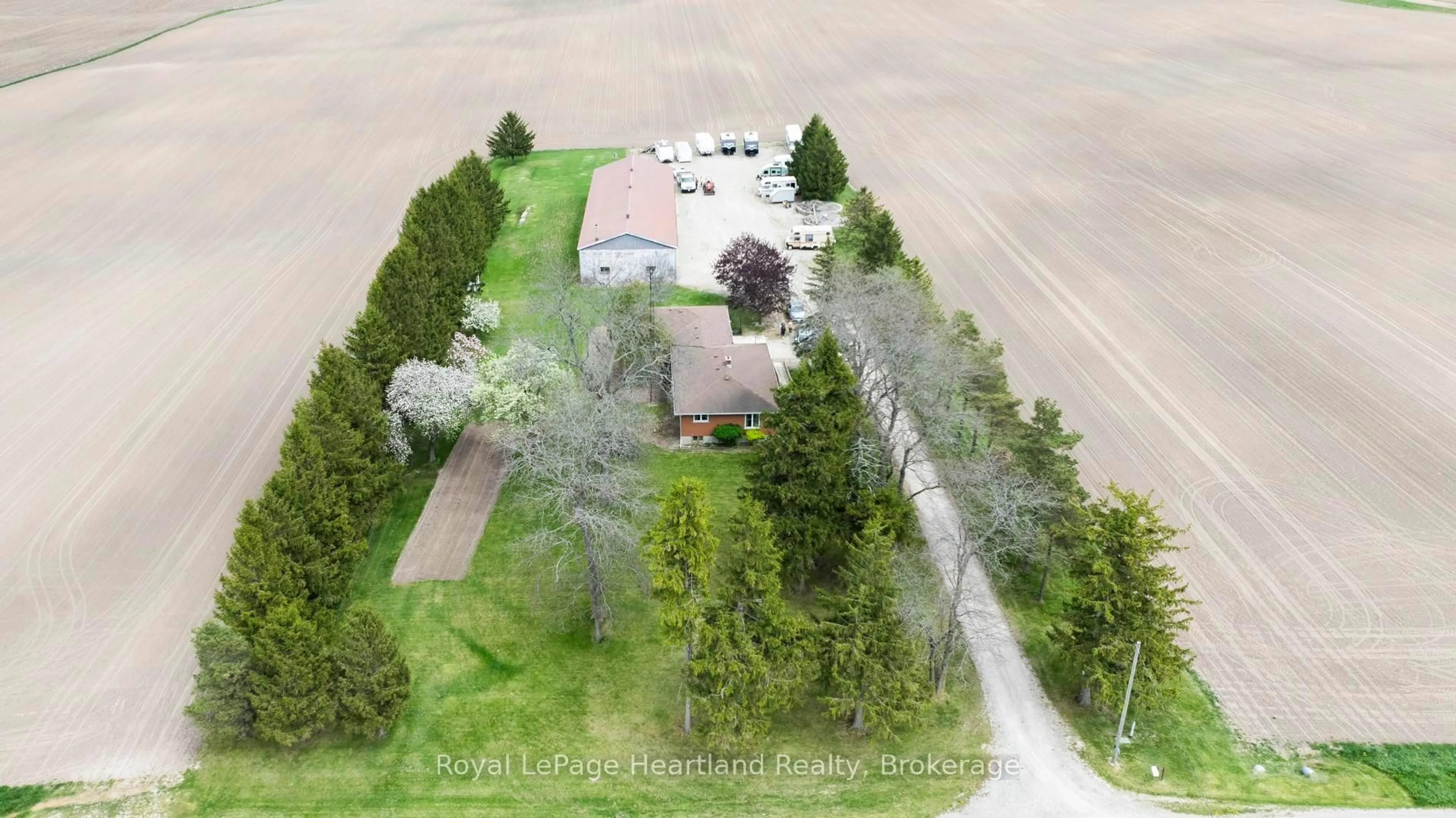 A pic from outside/outdoor area/front of a property/back of a property/a pic from drone, unknown for 77850 Tipperary Line, Central Huron Ontario N0M 1L0