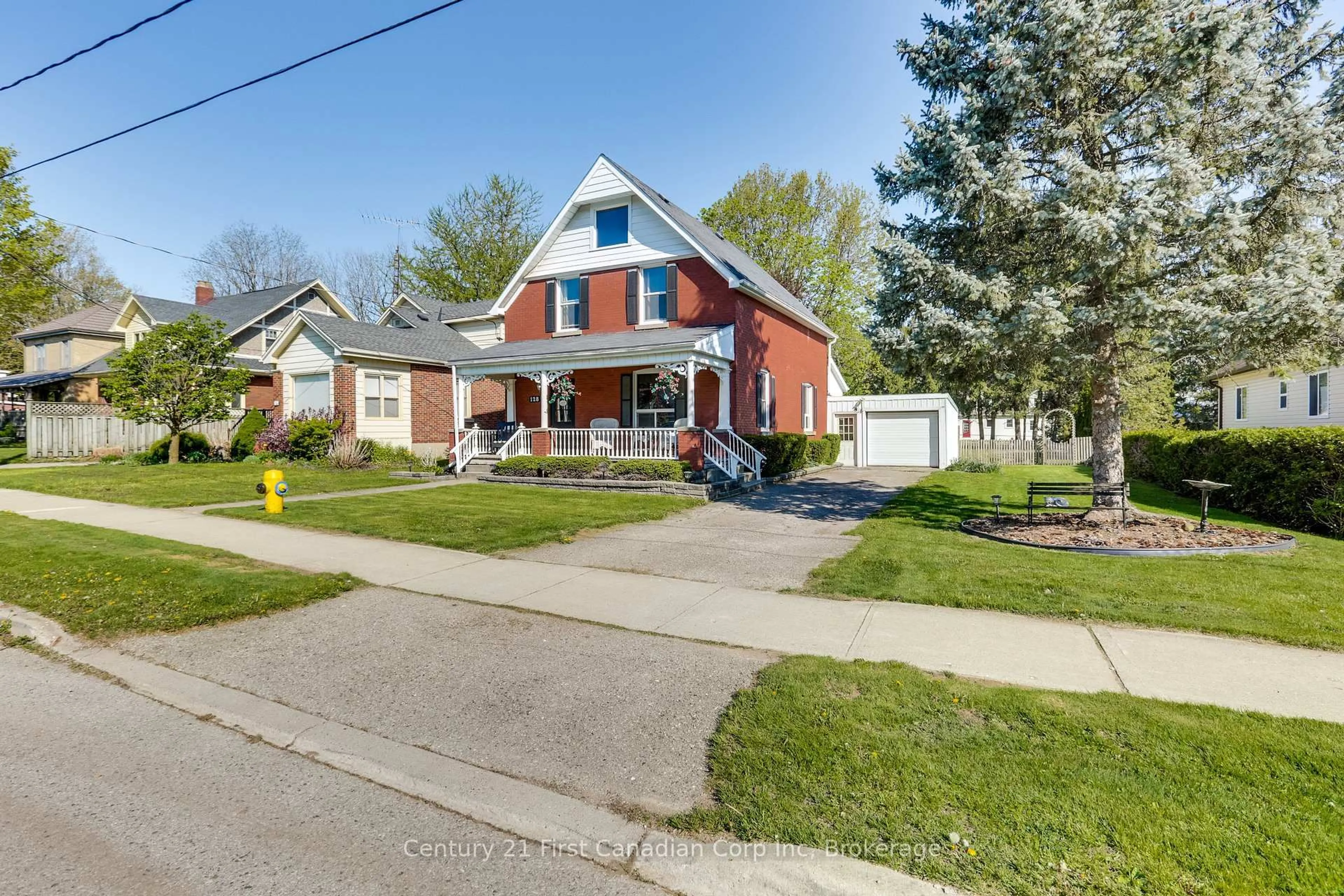 Home with brick exterior material, street for 128 Washington St, Zorra Ontario N0M 2M0