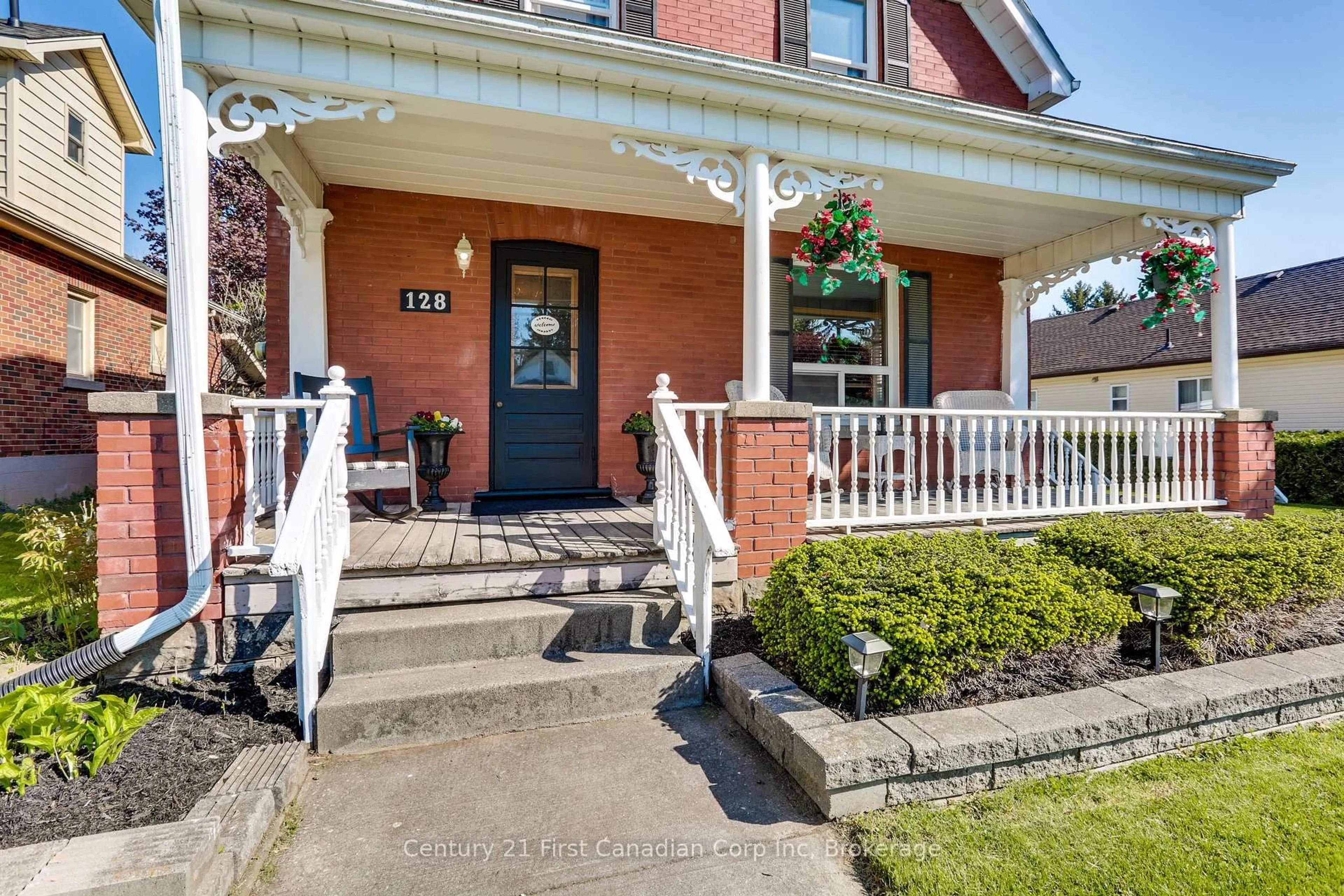 Home with brick exterior material, street for 128 Washington St, Zorra Ontario N0M 2M0
