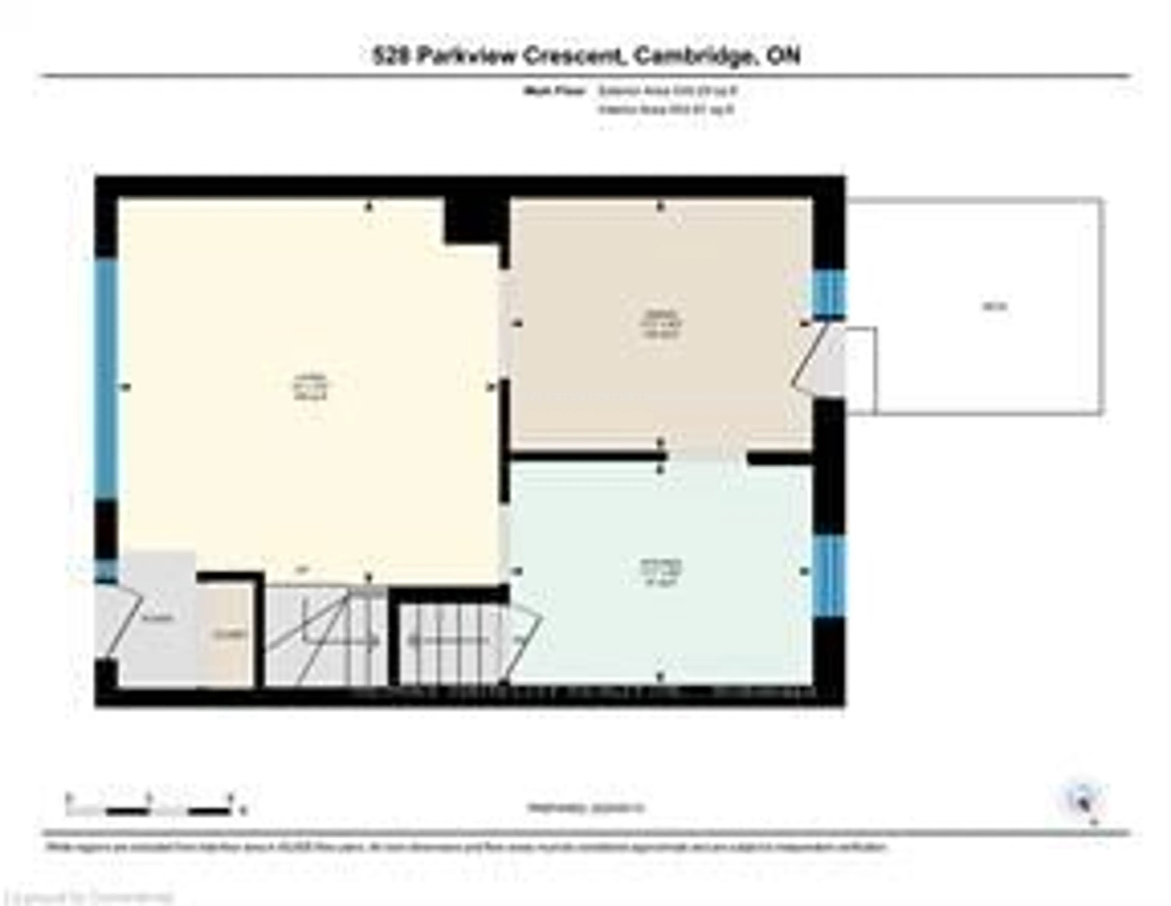 Floor plan for 528 Parkview Cres, Cambridge Ontario N3H 4X7