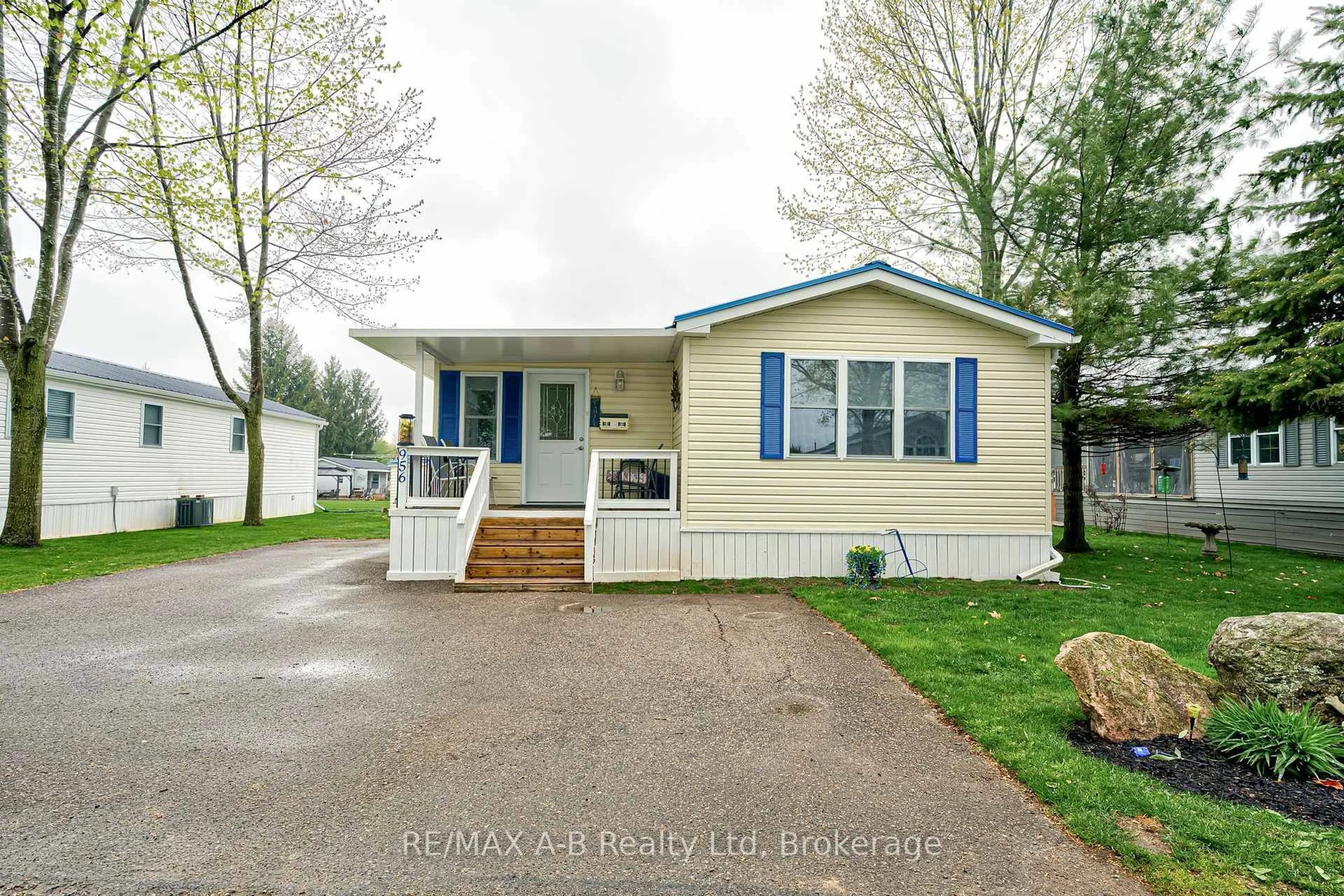 Home with vinyl exterior material, street for 316489 31st Line #956, Zorra Ontario N0J 1J0