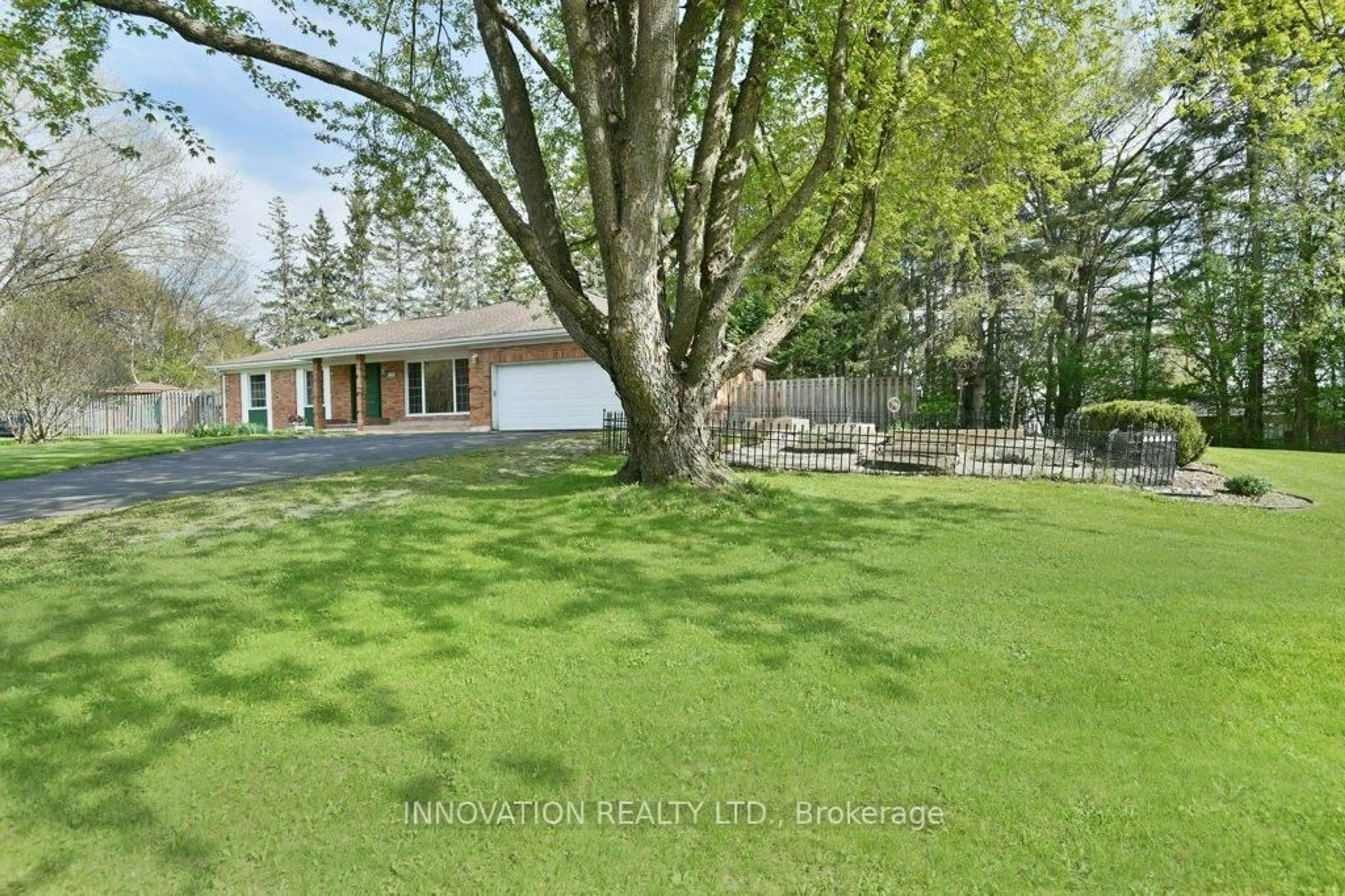 A pic from outside/outdoor area/front of a property/back of a property/a pic from drone, water/lake/river/ocean view for 116 Robertlee Dr, Carp Ontario K0A 1L0