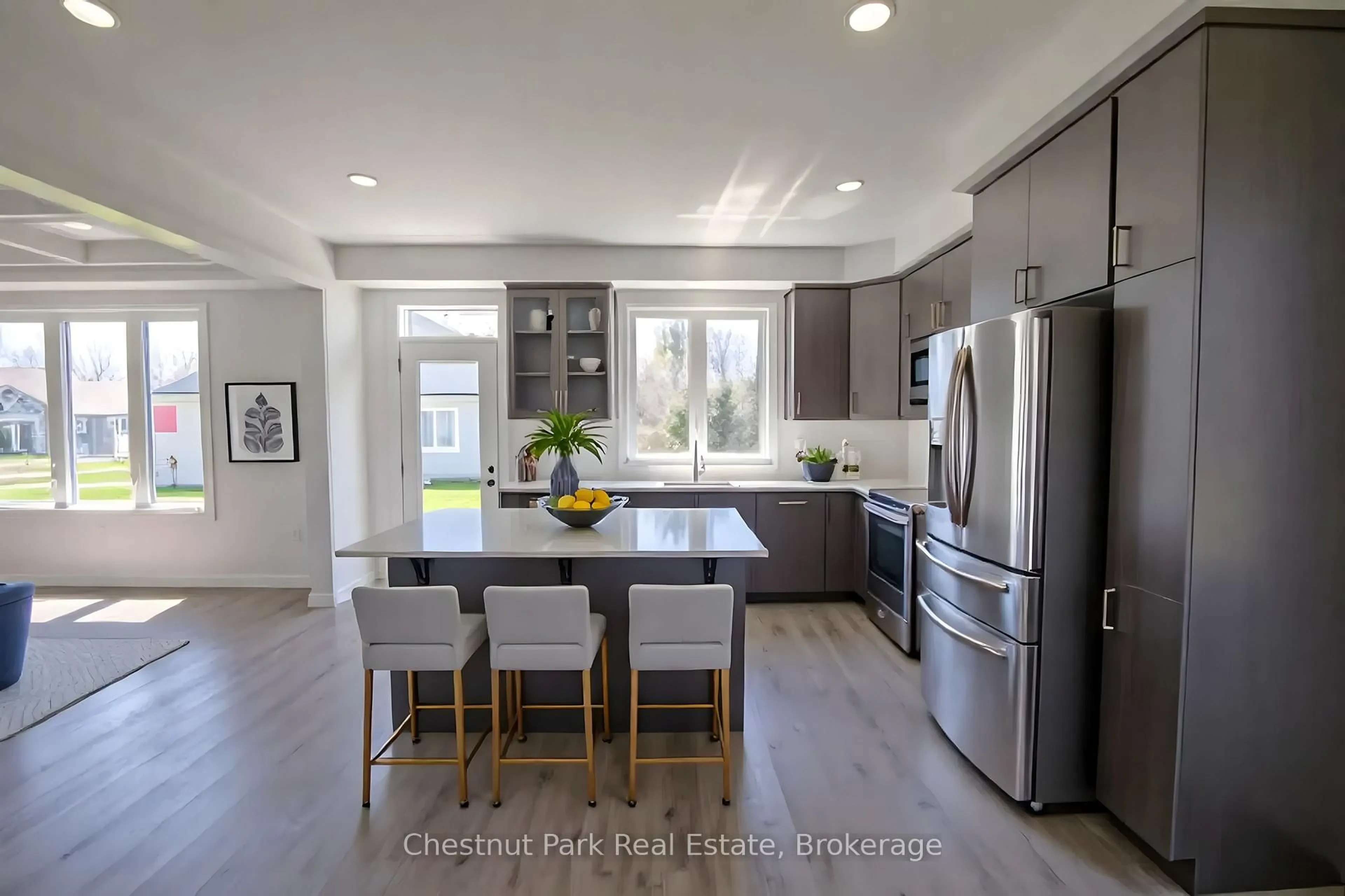 Open concept kitchen, unknown for 8 Timms Gate, Bracebridge Ontario P1L 0N4