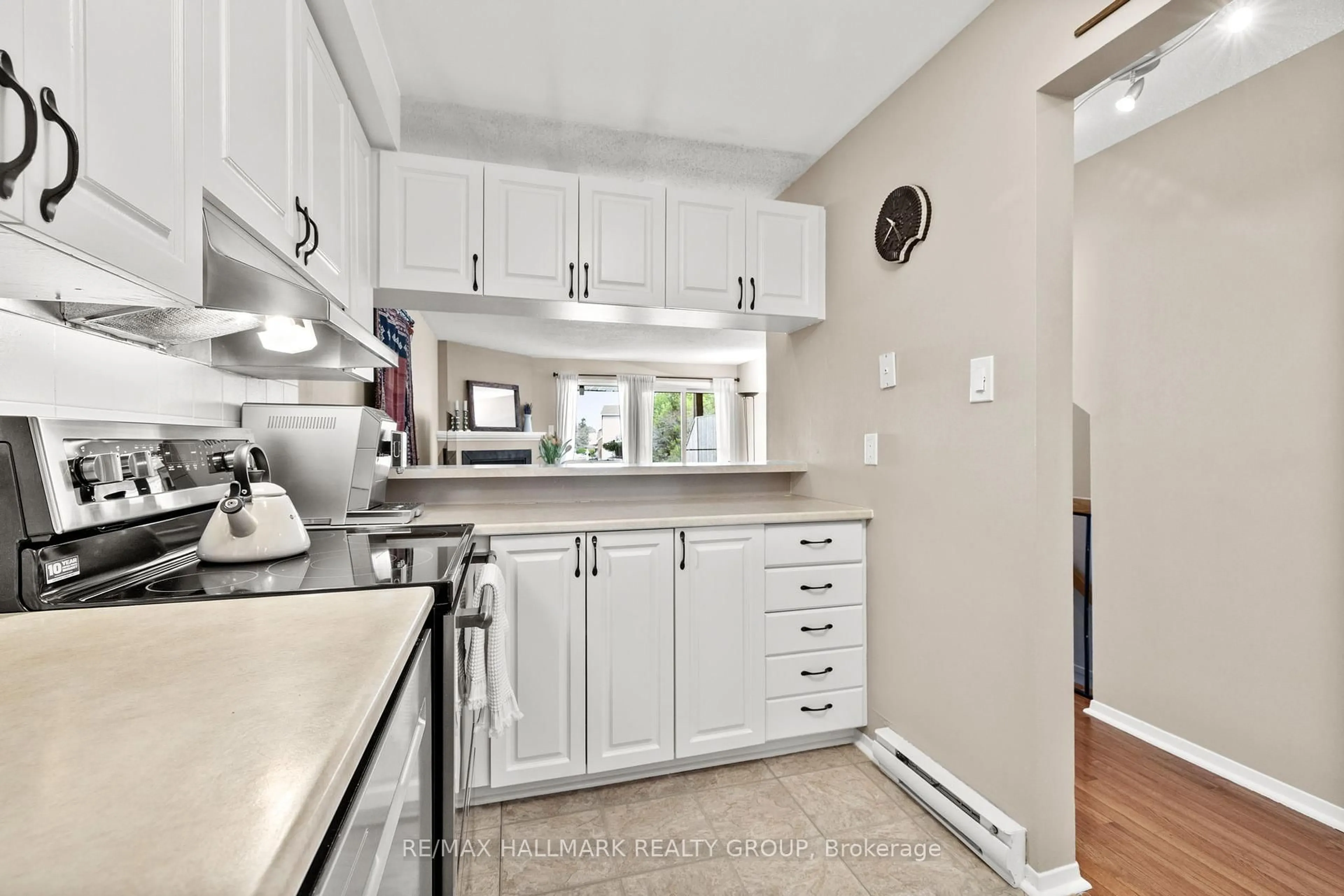 Open concept kitchen, ceramic/tile floor for 6605 Bilberry Dr #A, Ottawa Ontario K1C 4N5