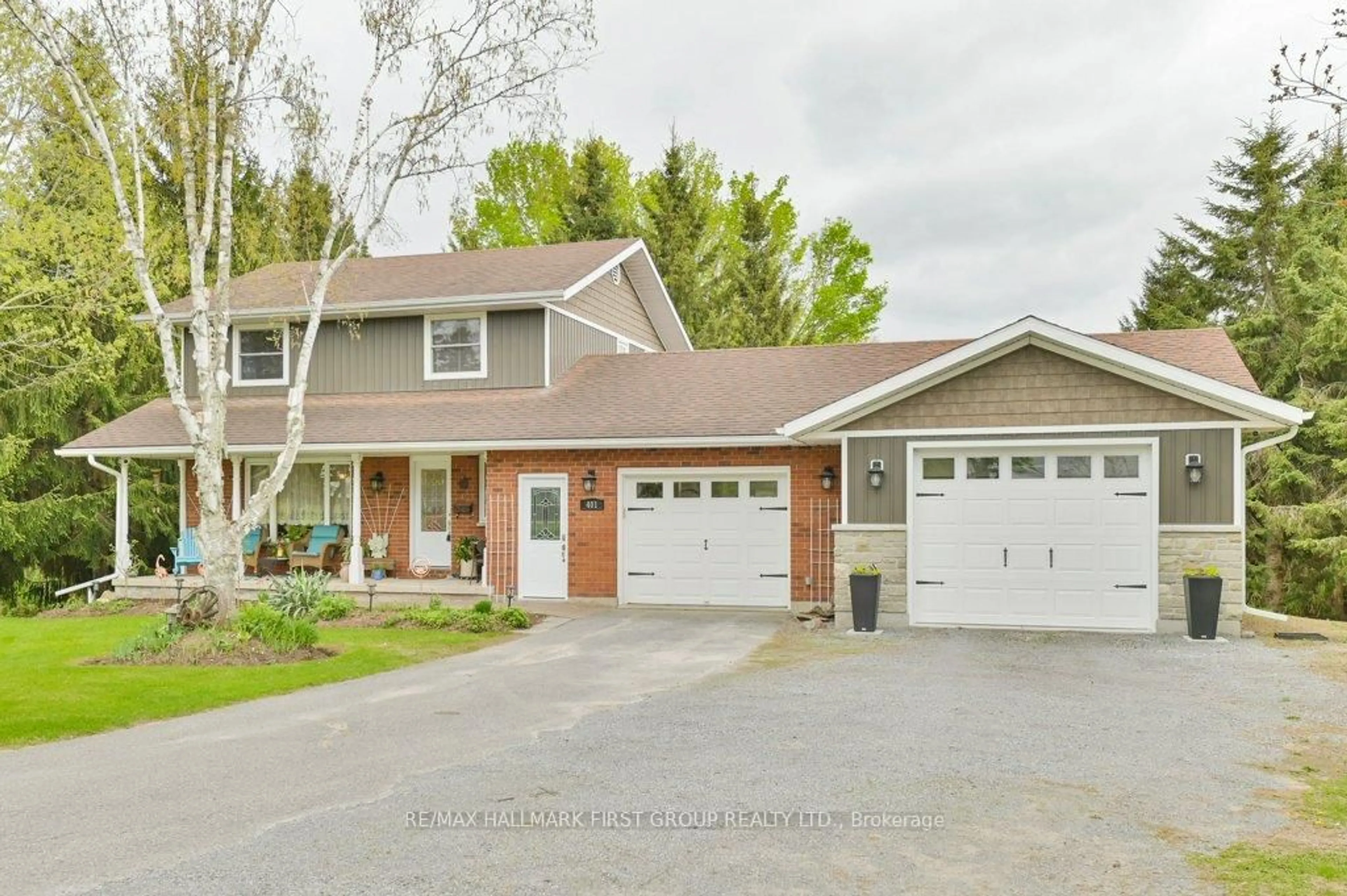 Home with brick exterior material, street for 401 Hungerford Rd, Tweed Ontario K0K 3J0