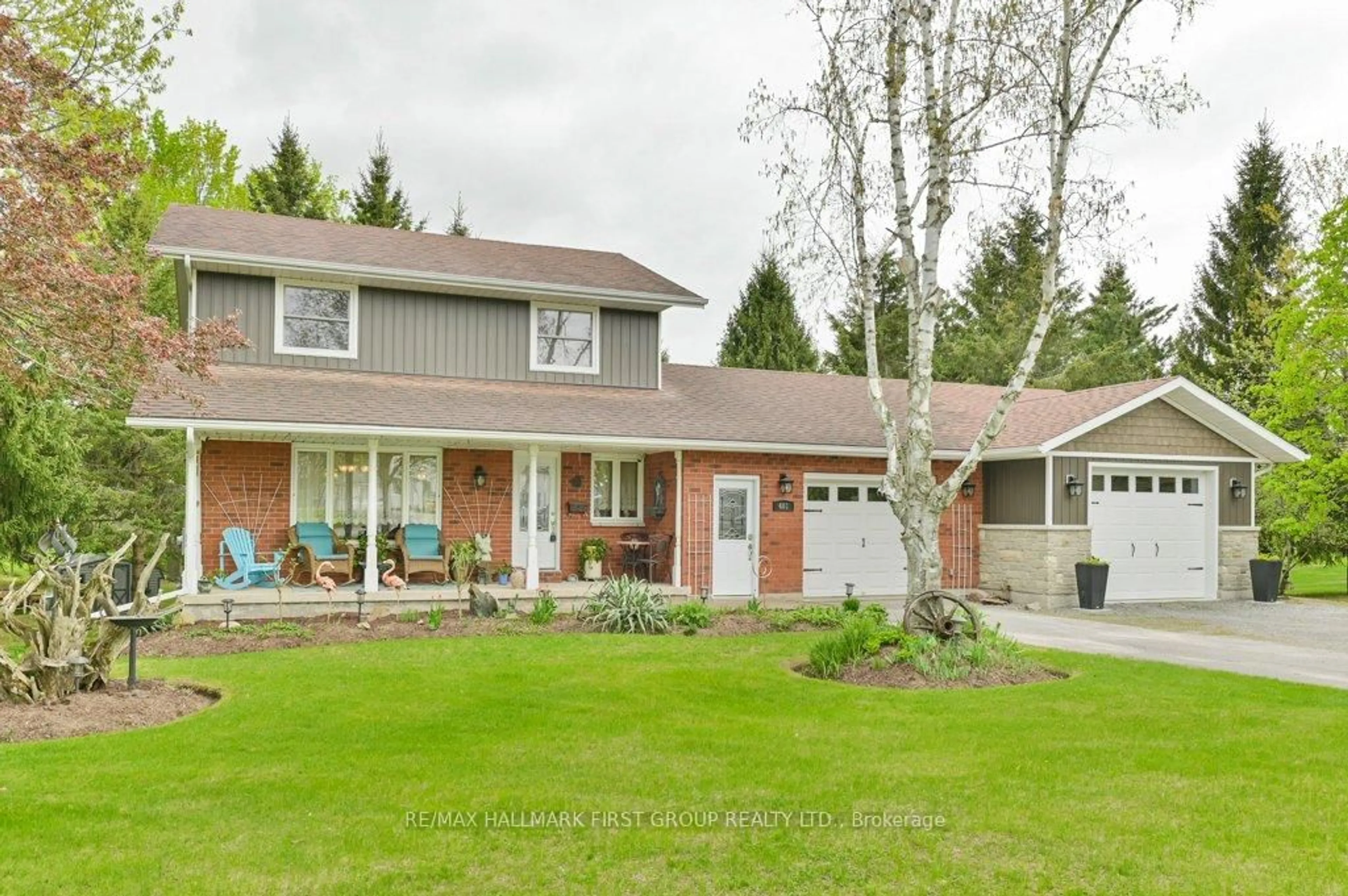 Home with brick exterior material, street for 401 Hungerford Rd, Tweed Ontario K0K 3J0