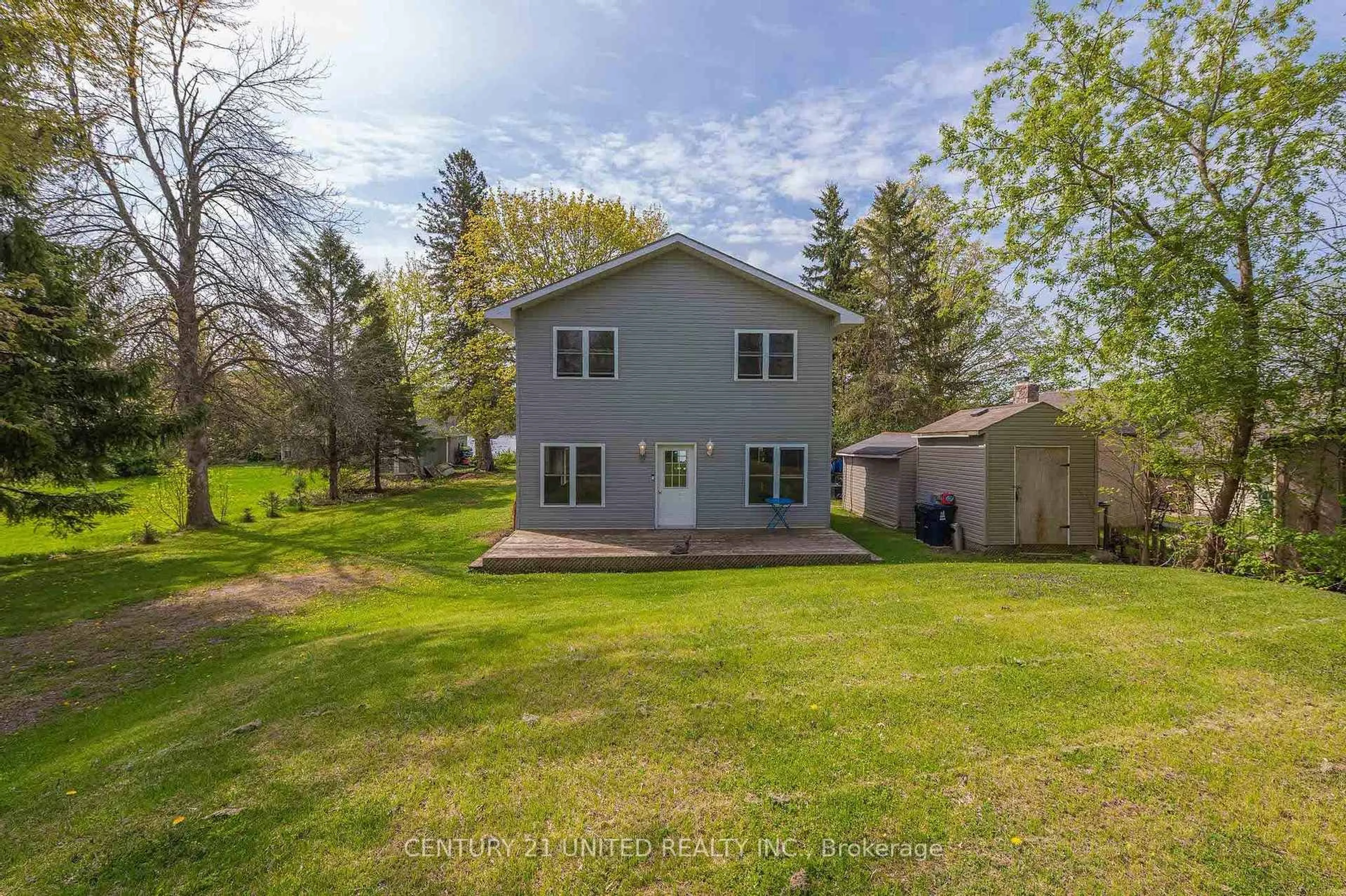 A pic from outside/outdoor area/front of a property/back of a property/a pic from drone, water/lake/river/ocean view for 1035 Jarvis Lane, Asphodel-Norwood Ontario K0L 1Y0