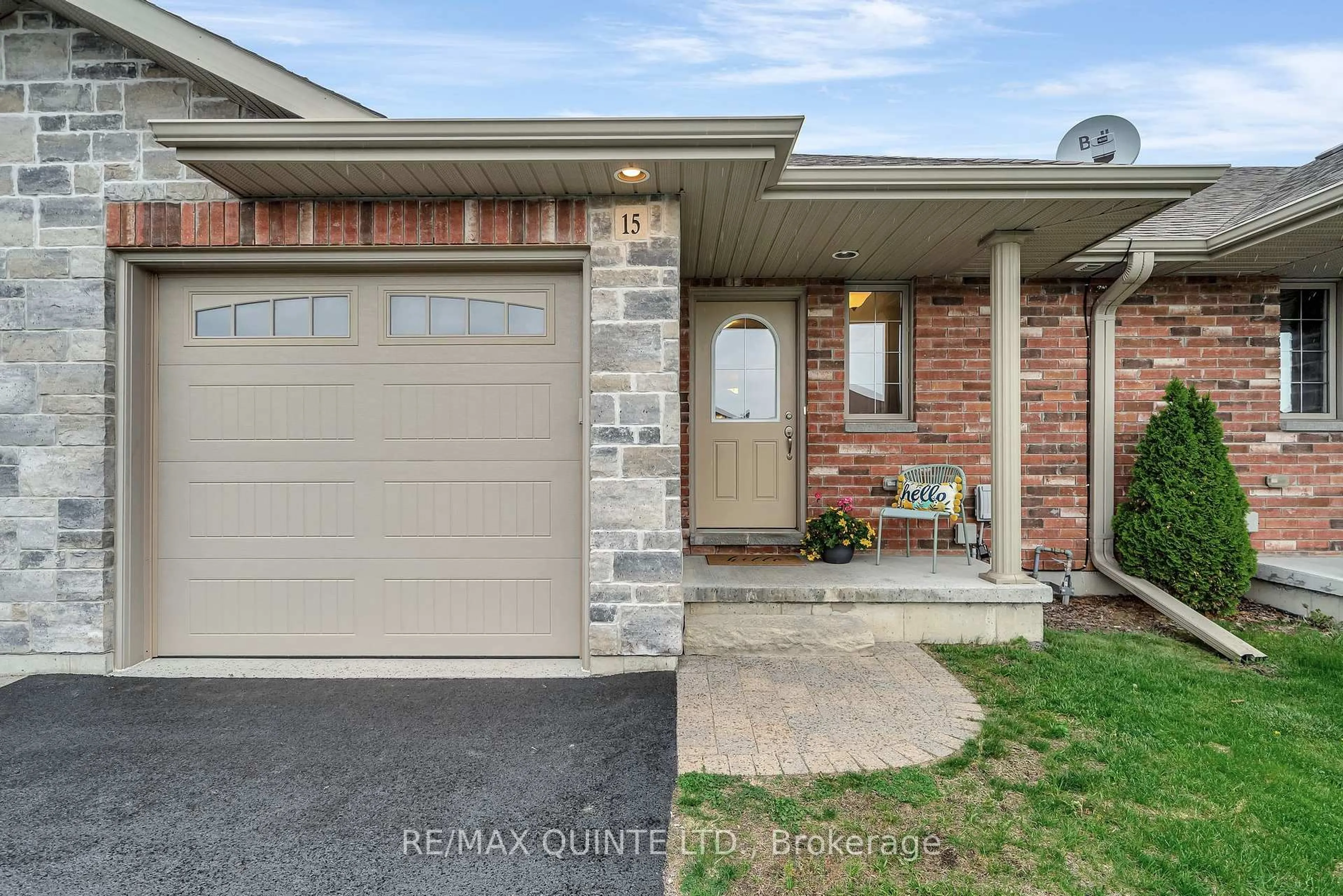Home with brick exterior material, street for 15 Mcintosh Cres, Quinte West Ontario K8V 0E9