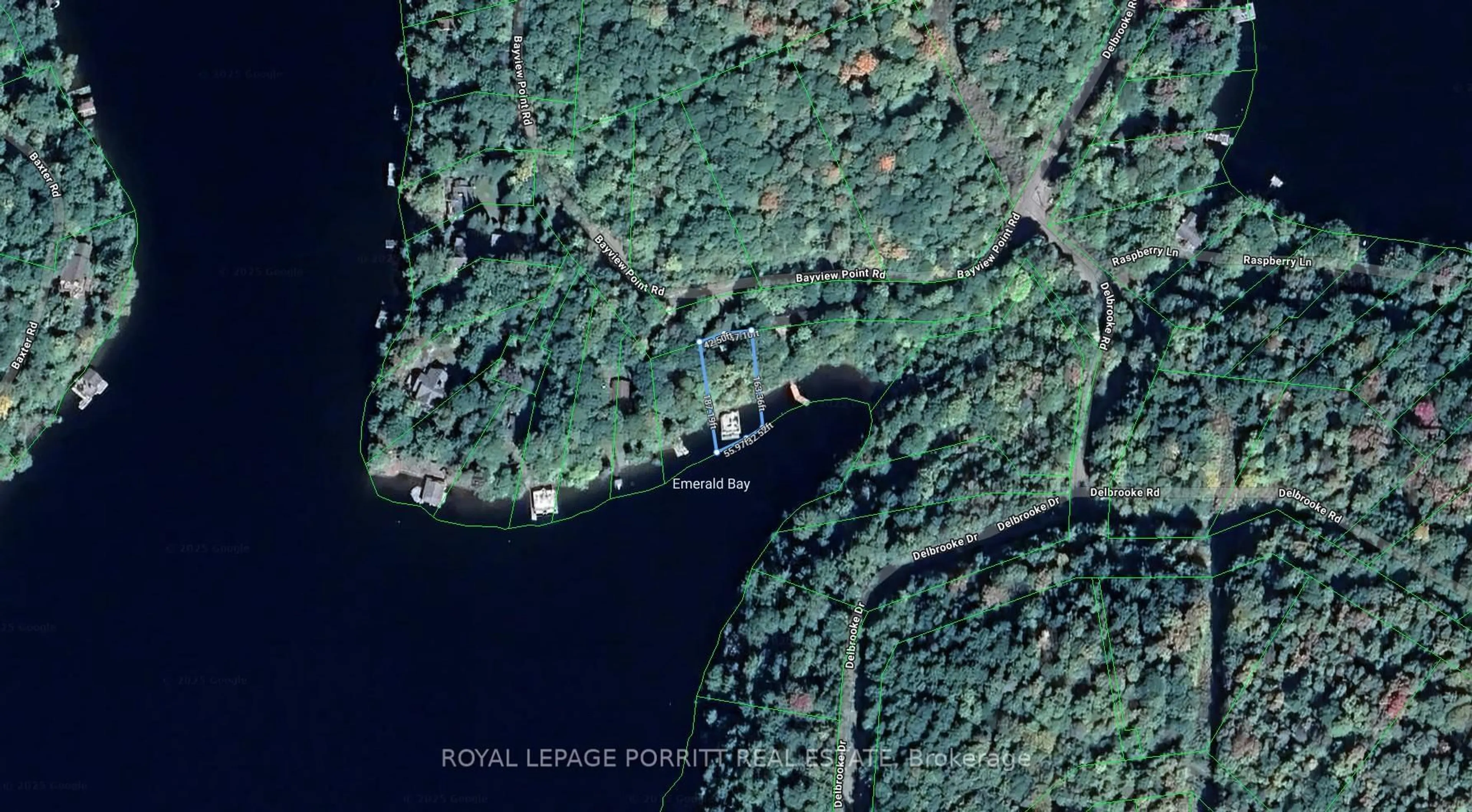 Picture of a map for 1015 Bayview Point Rd, Lake of Bays Ontario P0A 1H0