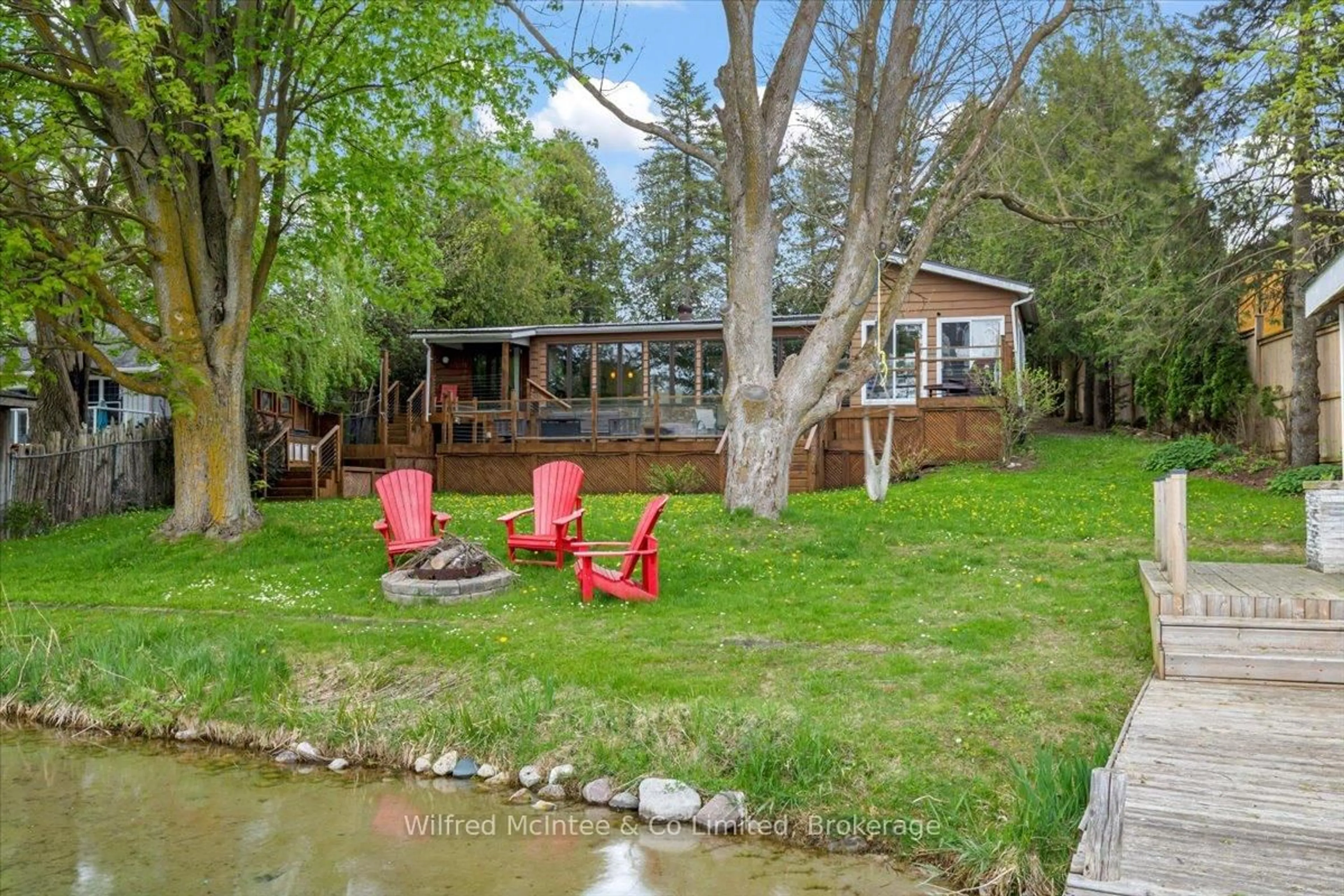 Patio, water/lake/river/ocean view for 822 Marl Lake Rd 8 Rd, Brockton Ontario N4N 3B9