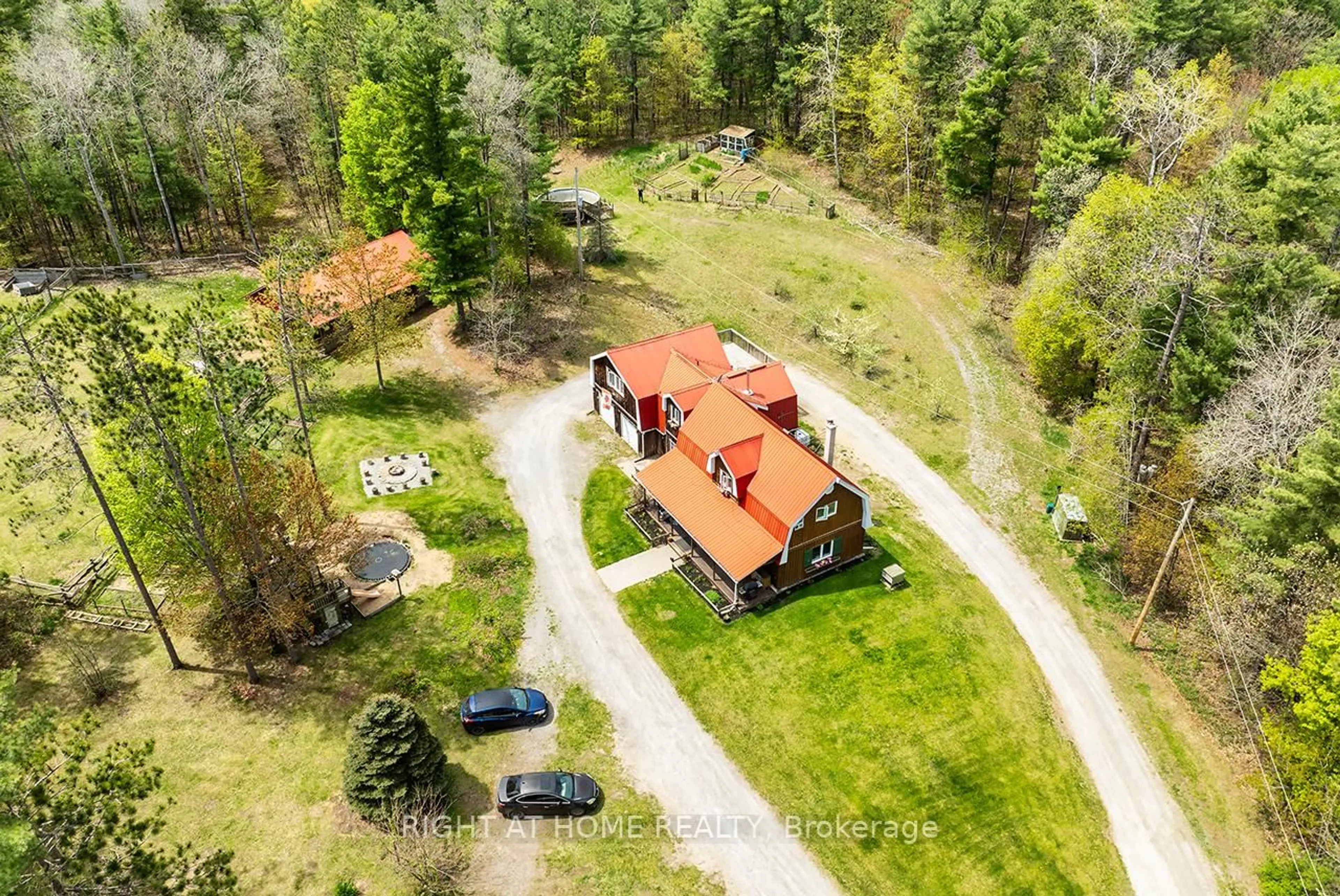 A pic from outside/outdoor area/front of a property/back of a property/a pic from drone, unknown for 414 Pratt Rd, Alnwick/Haldimand Ontario K0K 3K0