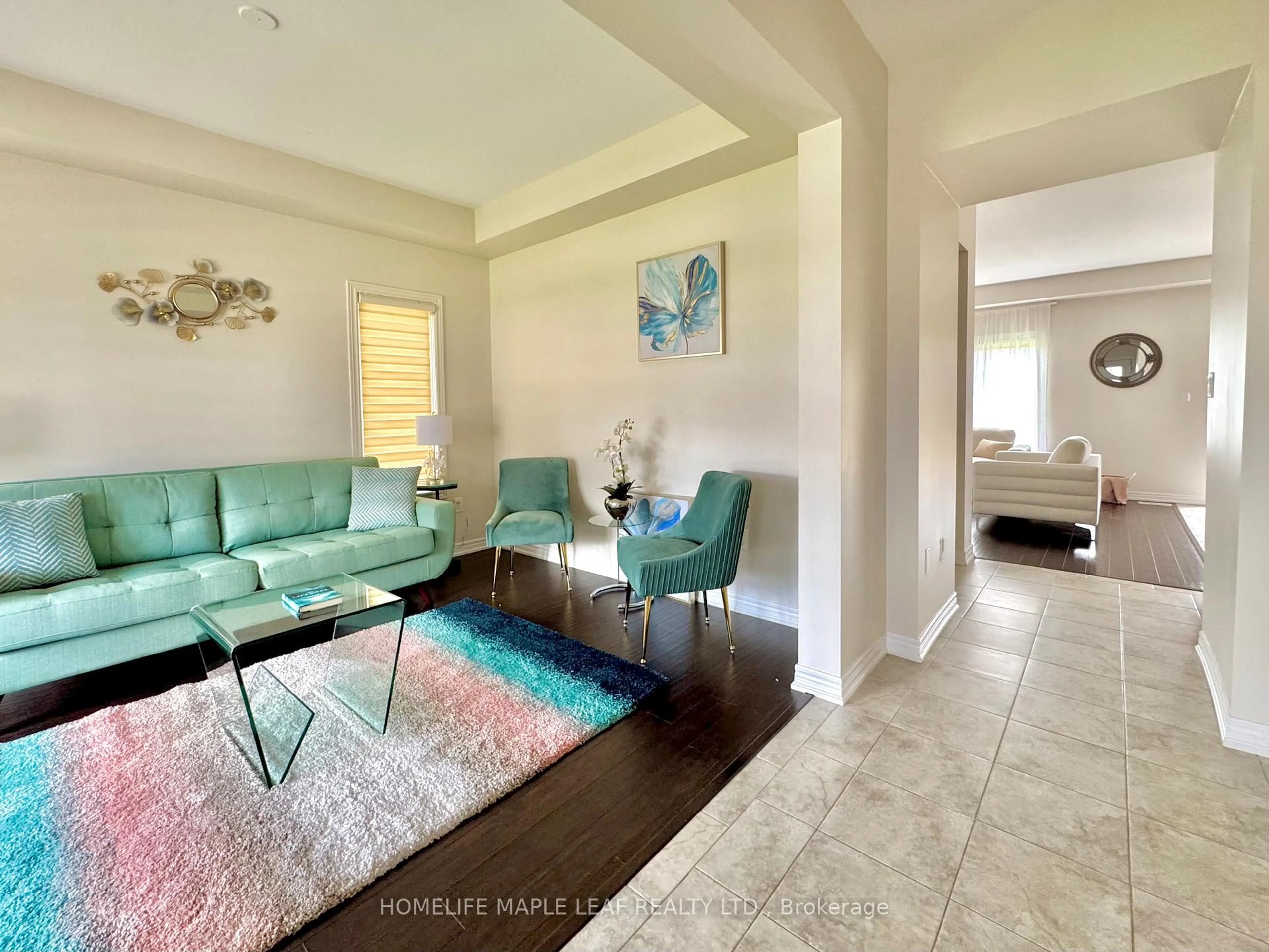 Living room with furniture, ceramic/tile floor for 153 Lametti Dr, Pelham Ontario L0S 1E6