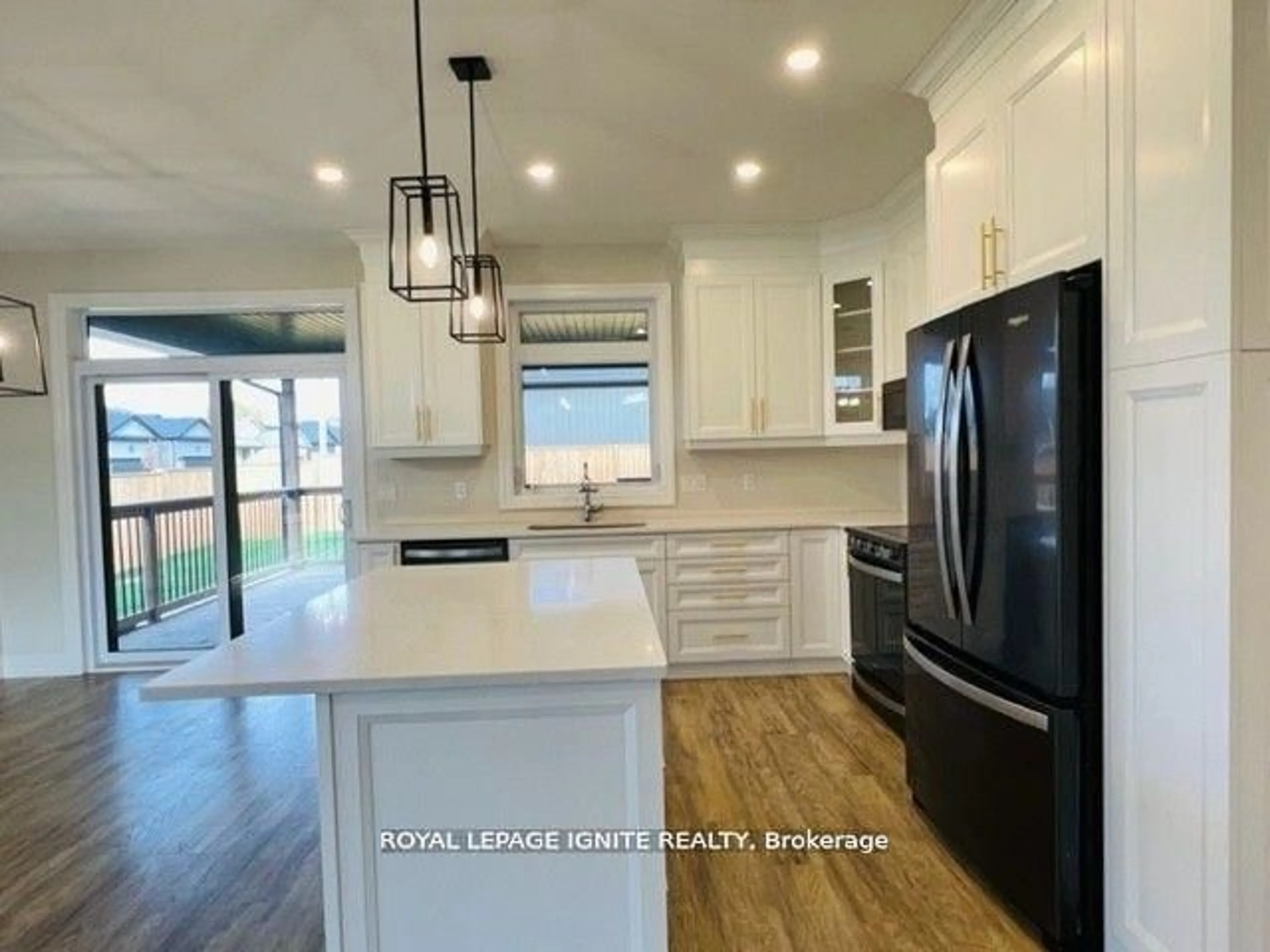 Open concept kitchen, wood/laminate floor for 6 Ambrosia Terr, Quinte West Ontario K8V 0G6