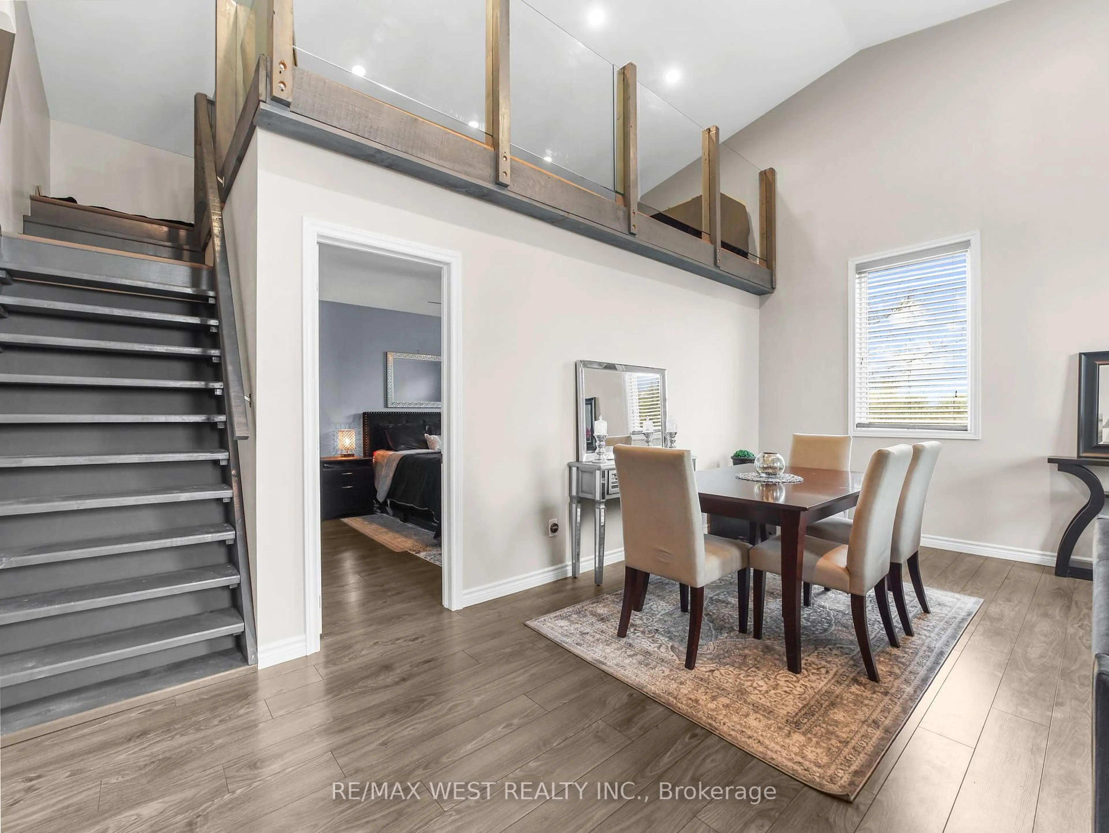 Open concept kitchen, wood/laminate floor for 14 Westmoreland Lane, Haldimand Ontario N0A 1P0