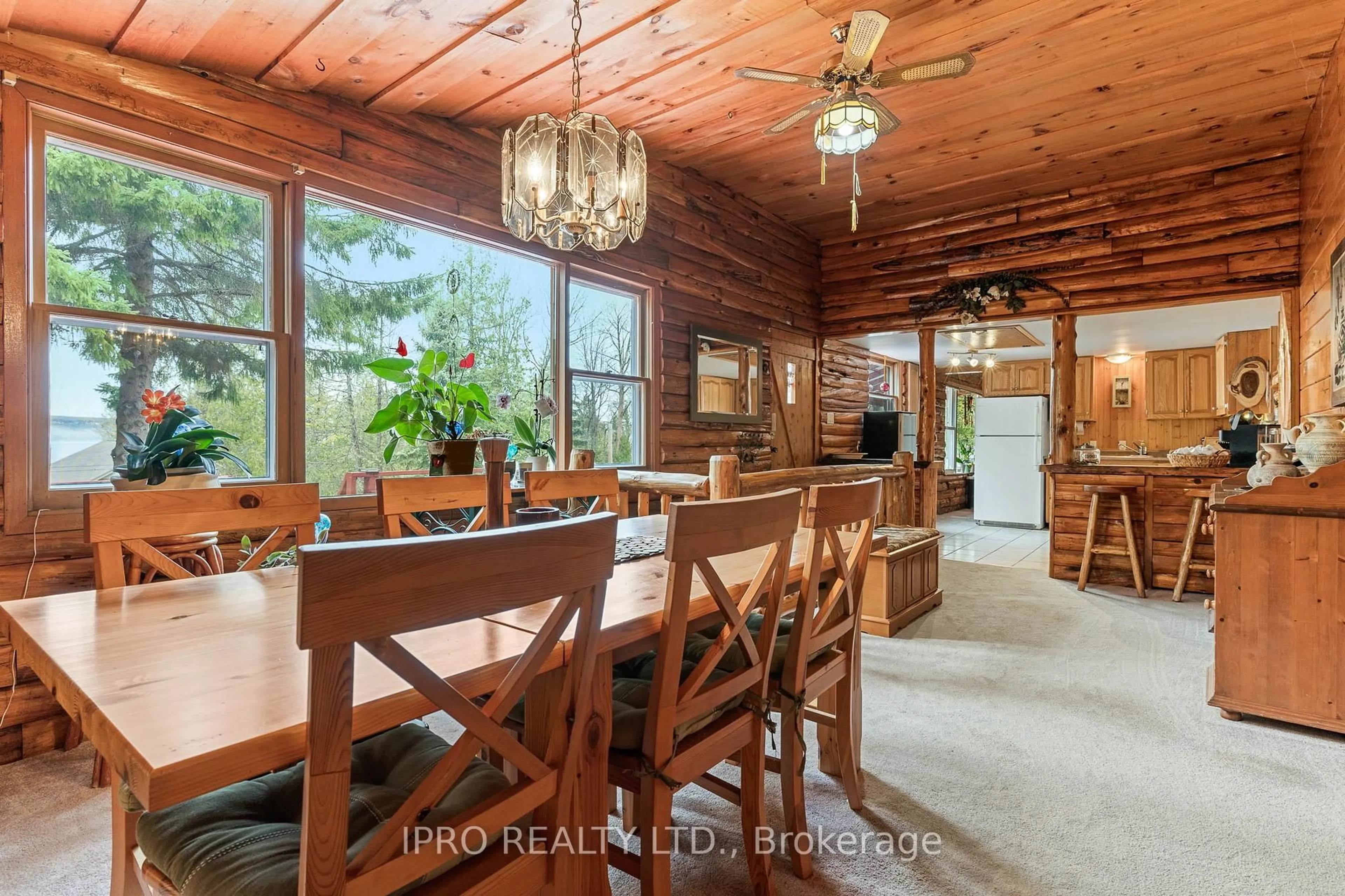 Dining room, wood/laminate floor for 502495 Grey Road 1, Georgian Bluffs Ontario N0H 2T0