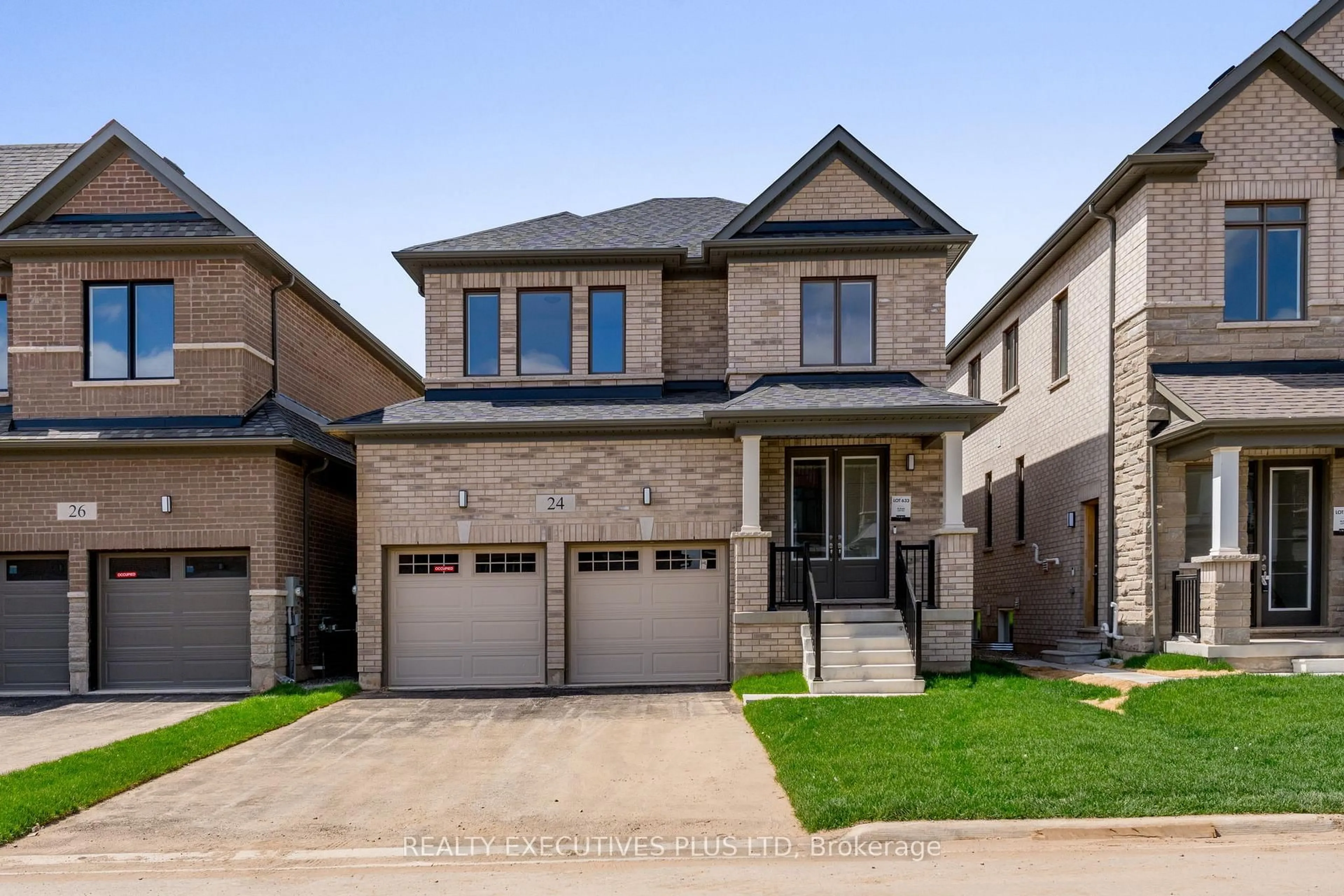 Home with brick exterior material, street for 24 Tyler Ave, Erin Ontario N0B 1T0