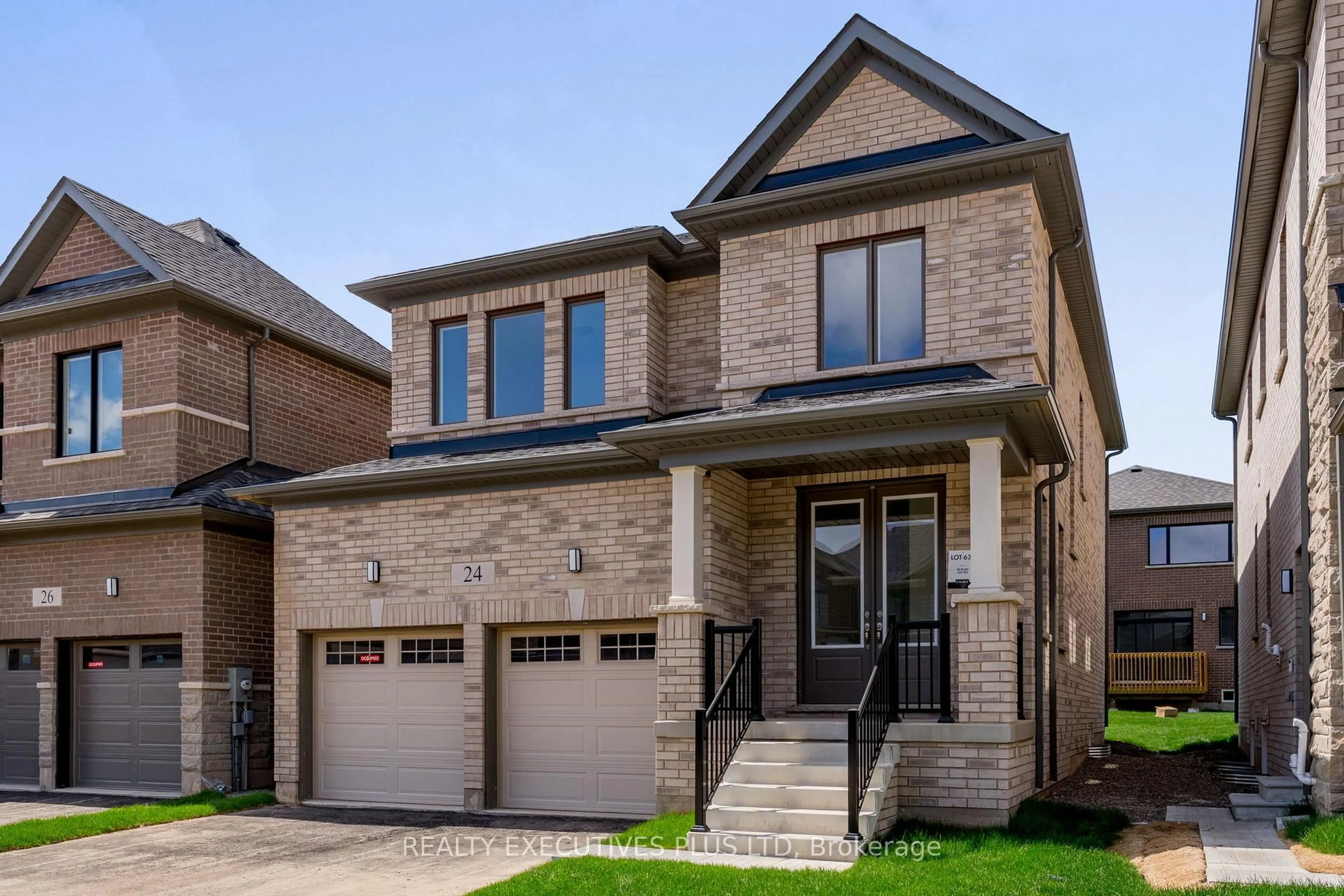 Home with brick exterior material, street for 24 Tyler Ave, Erin Ontario N0B 1T0