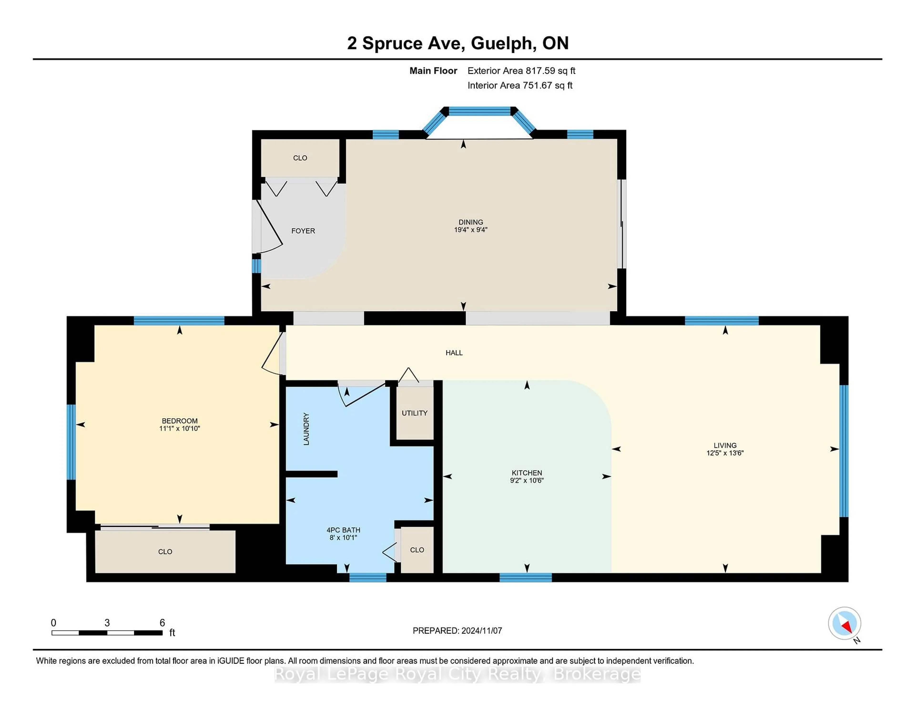 Floor plan for 11 Spruce Ave, Puslinch Ontario N1H 6H9