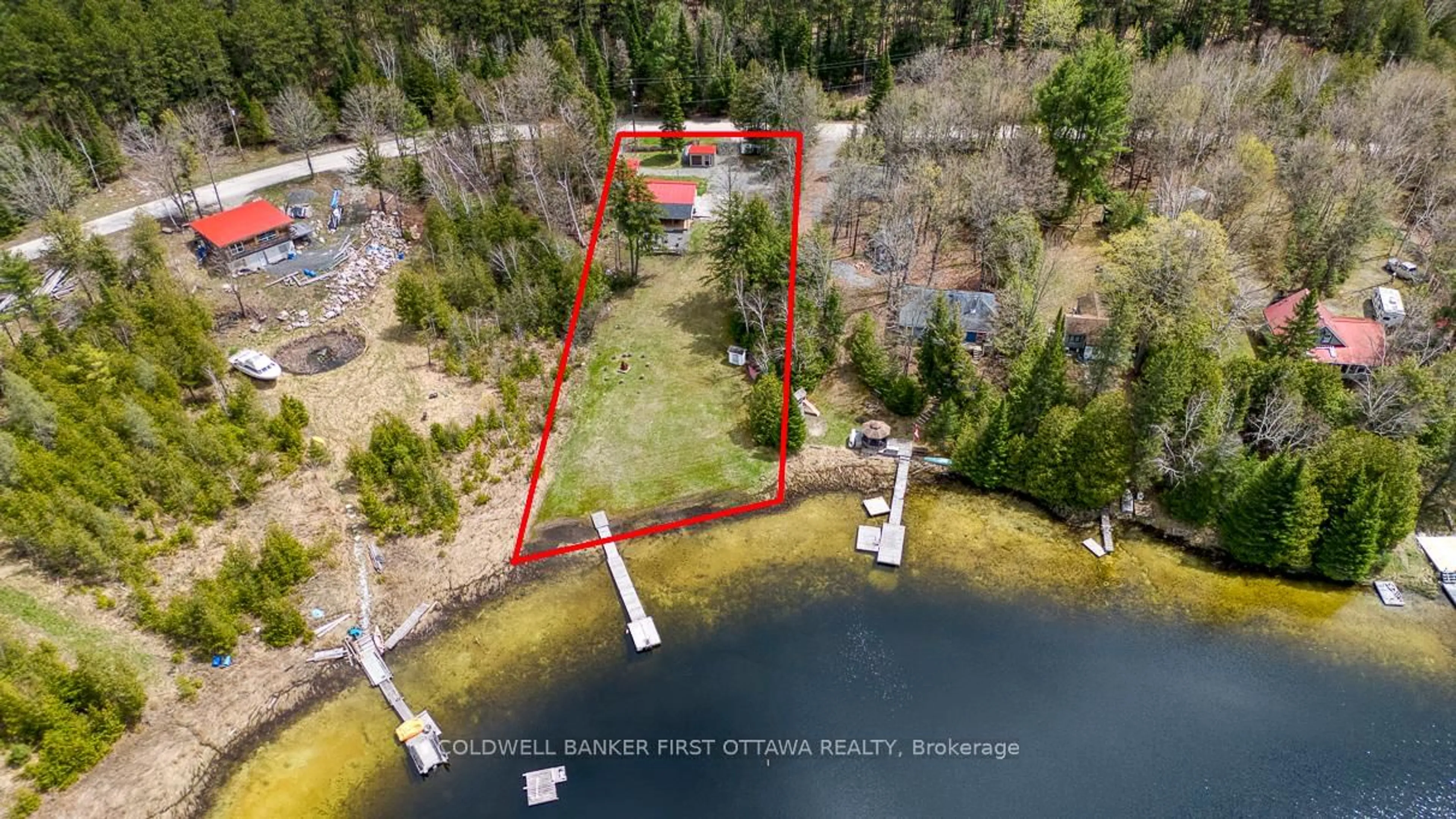 A pic from outside/outdoor area/front of a property/back of a property/a pic from drone, water/lake/river/ocean view for 775 DARLING CONCESSION 7 N/A, Clayton Ontario K0A 1P0