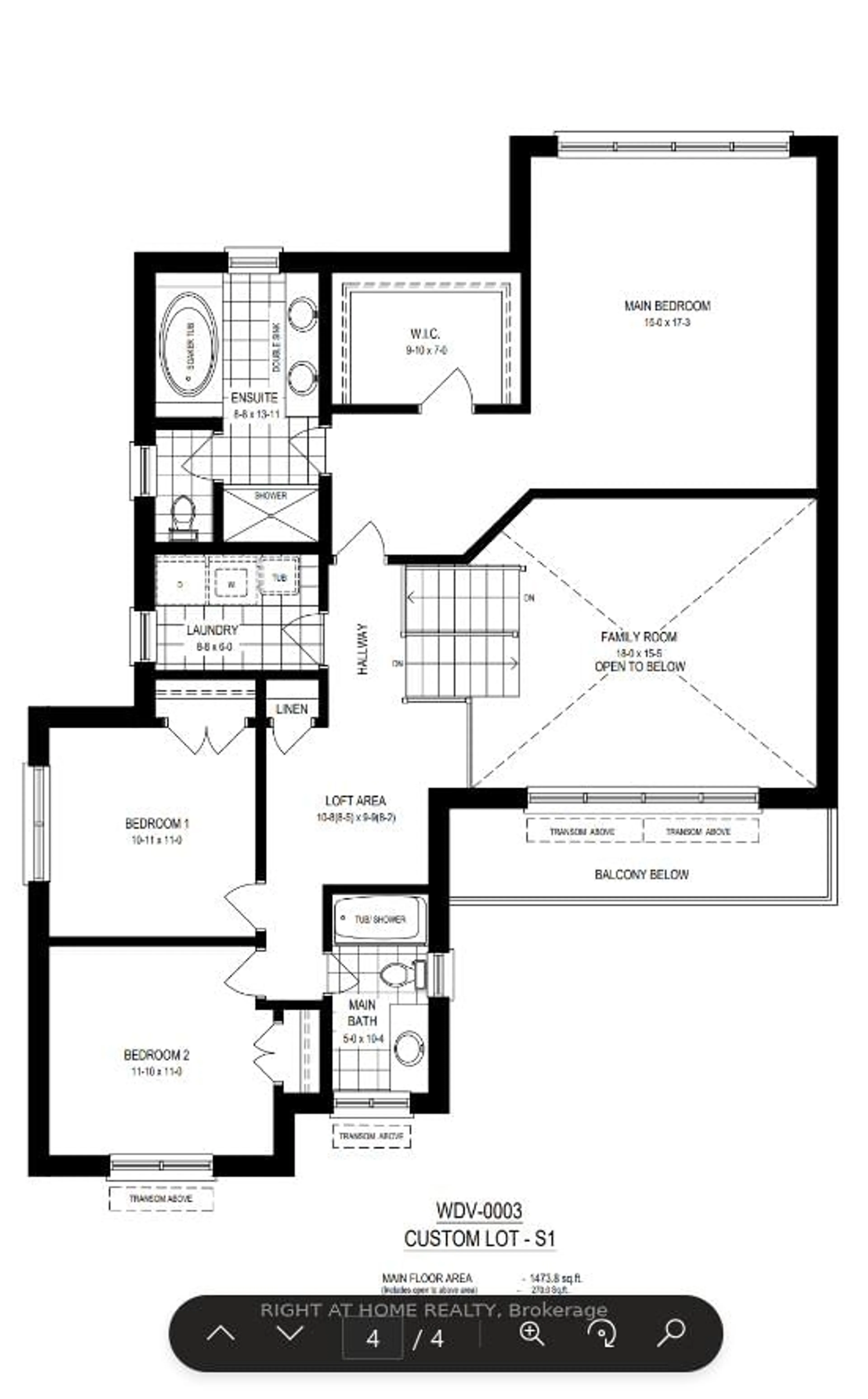 Floor plan for 4066 Highland Park Dr, Lincoln Ontario L3J 0S9