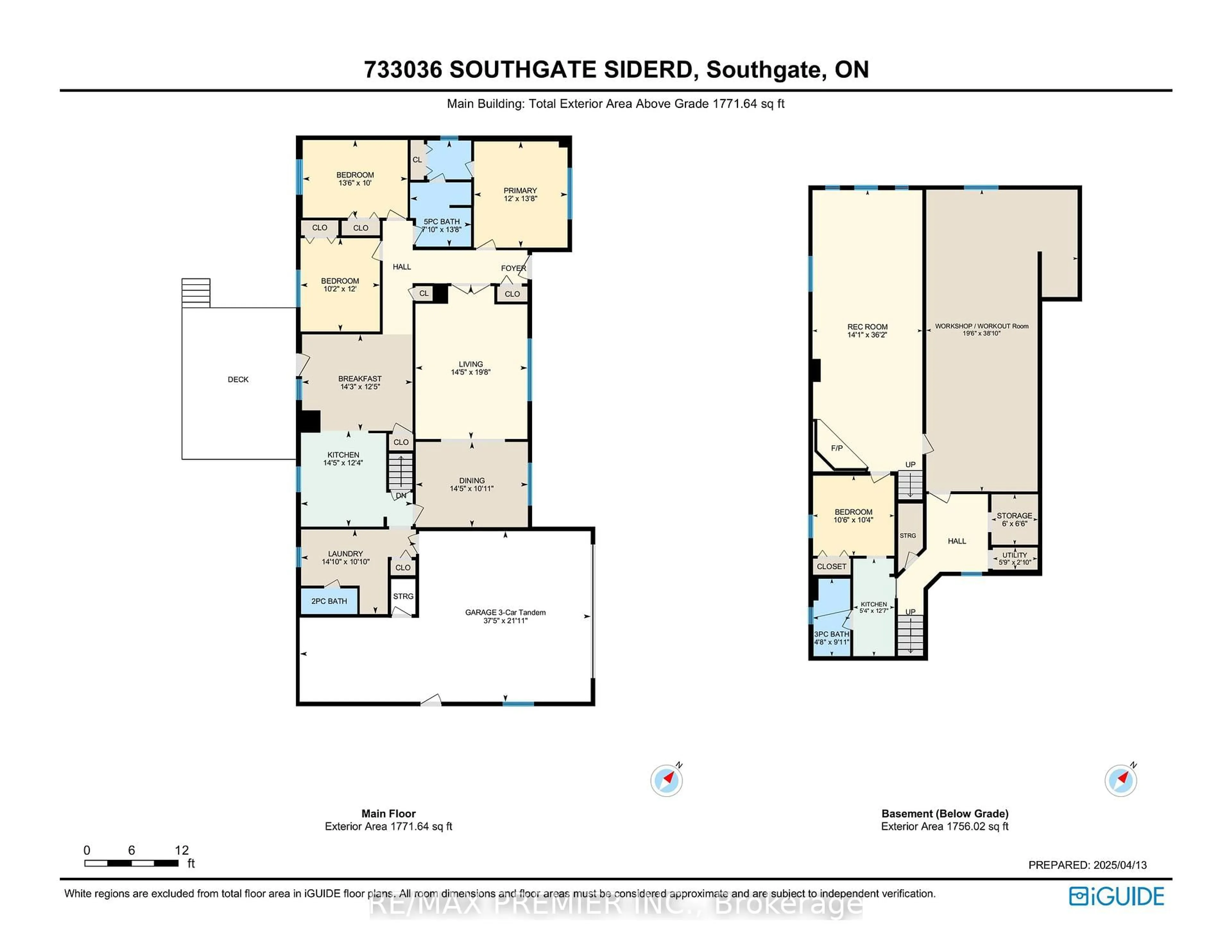 Floor plan for 733036 Southgate 73 Sdrd, Southgate Ontario N0C 1L0