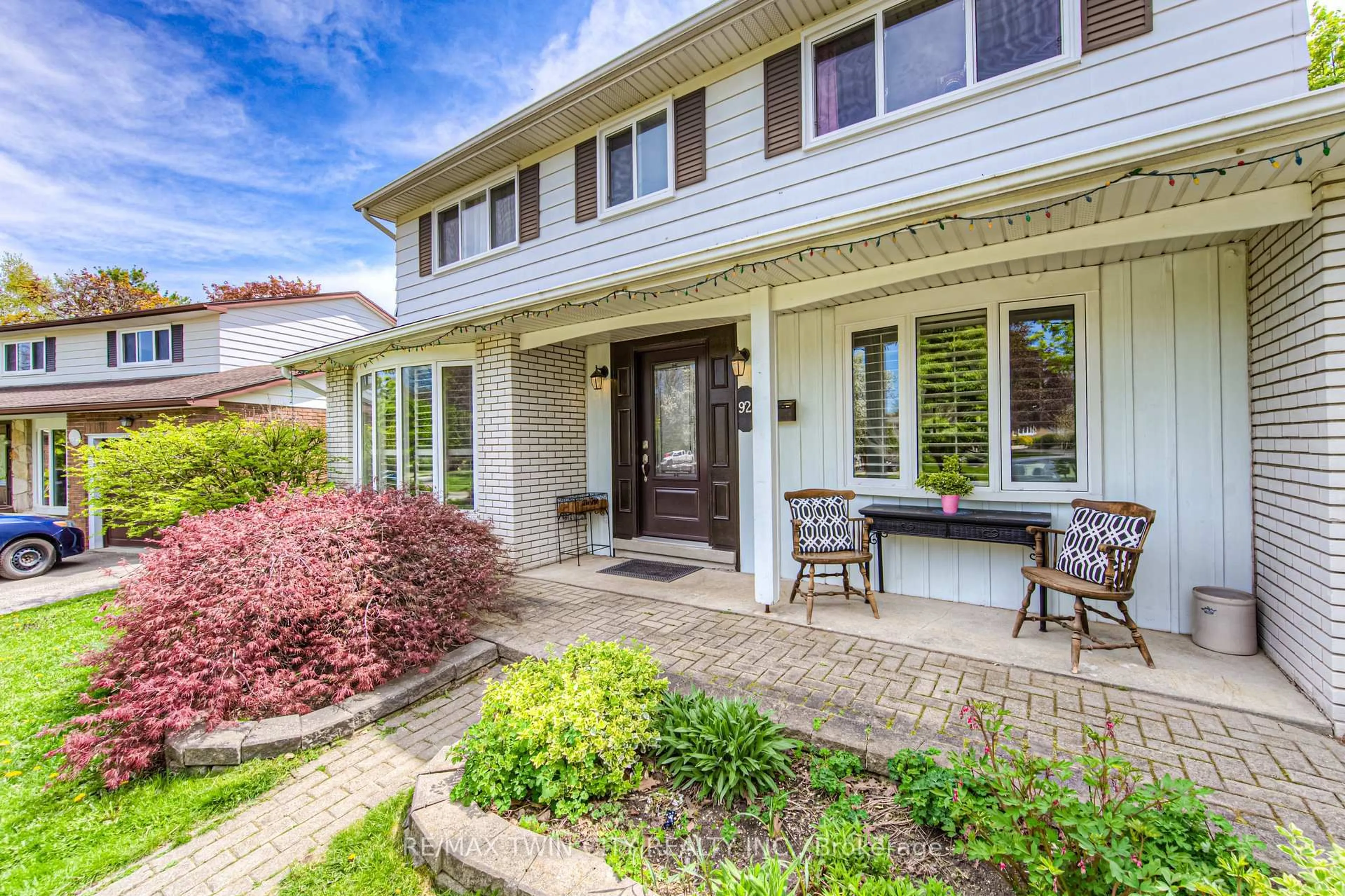 Home with brick exterior material, street for 92 Pinehurst Cres, Kitchener Ontario N2N 1E4