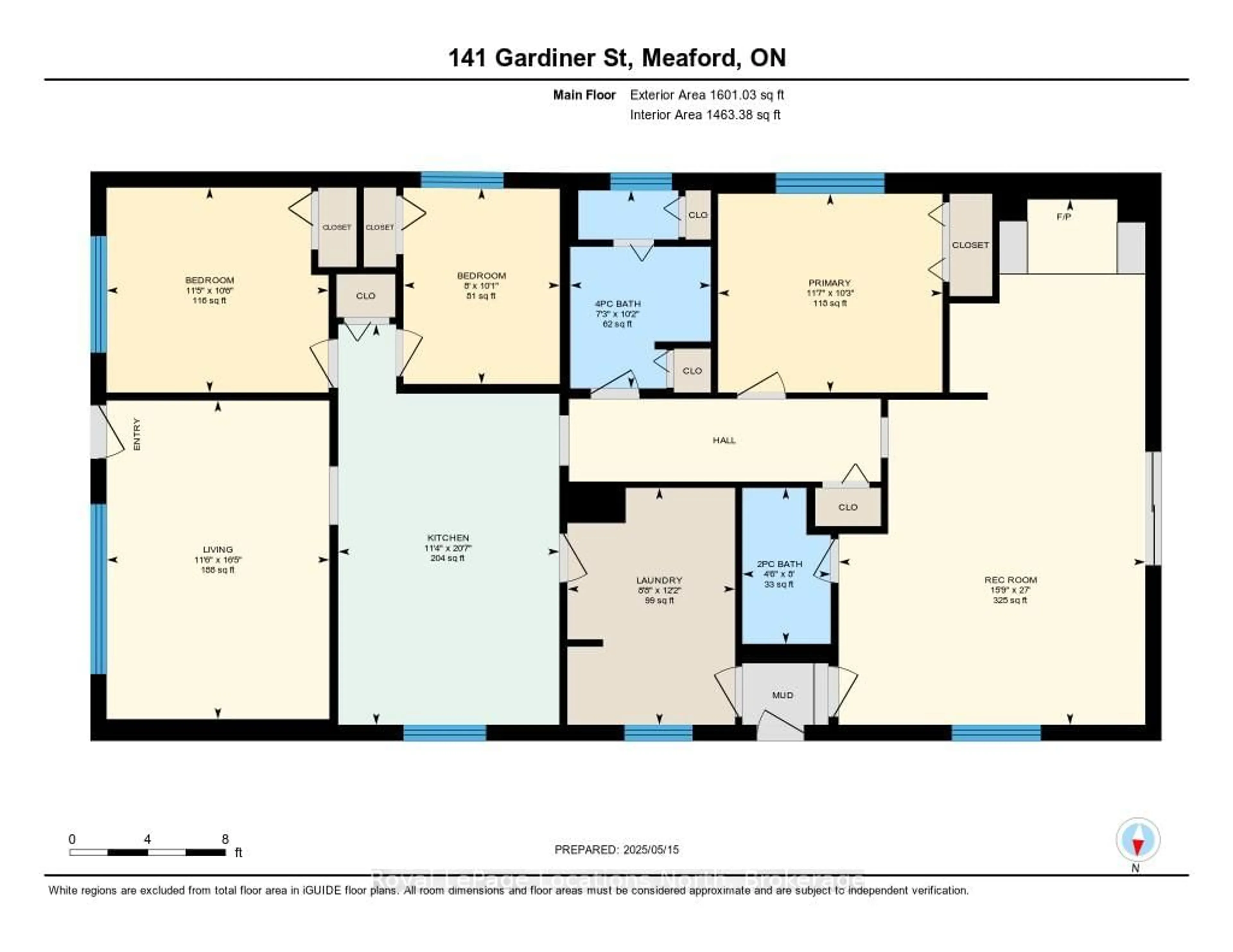 Floor plan for 141 Gardiner St, Meaford Ontario N4L 1W6