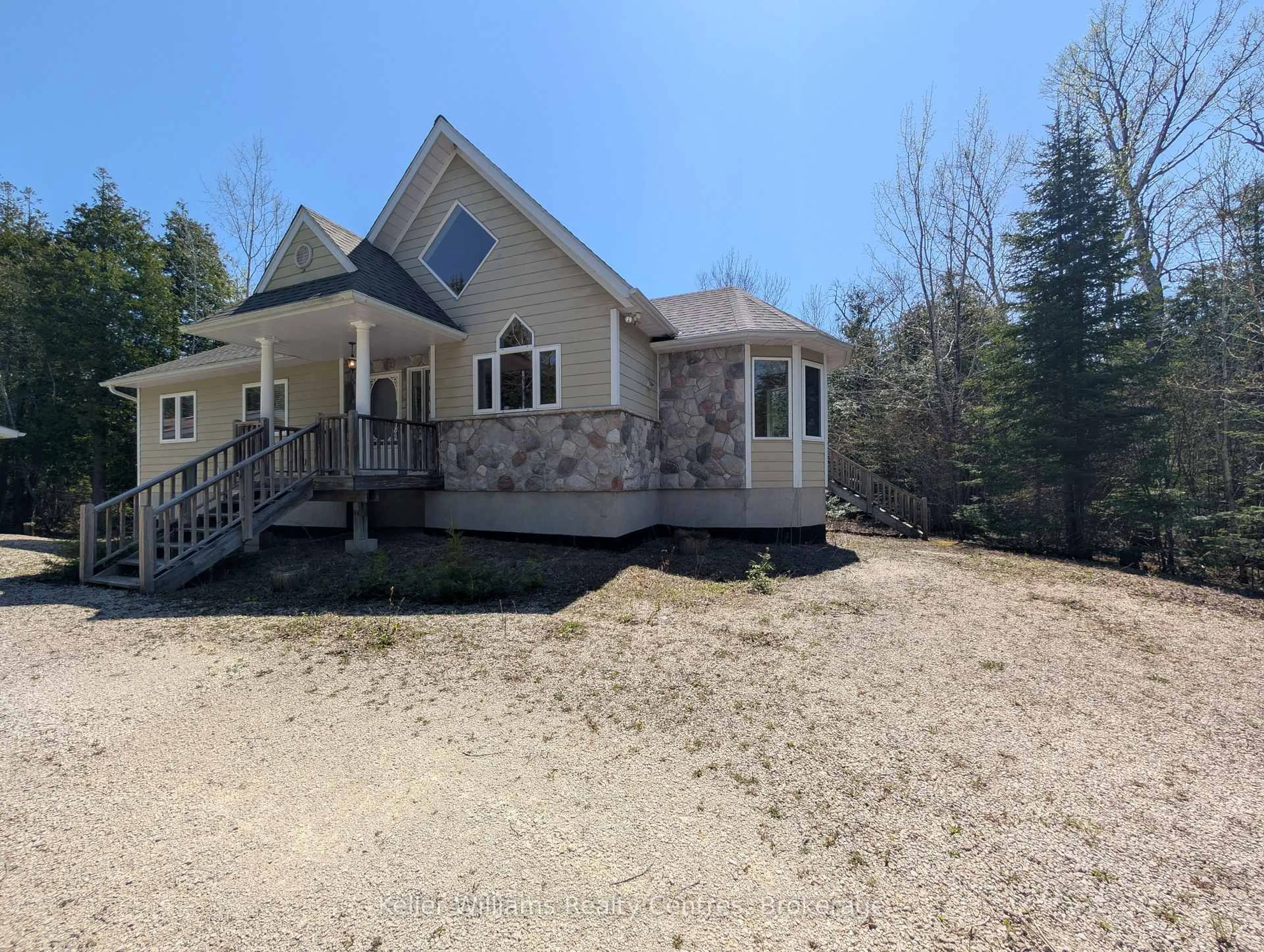 A pic from outside/outdoor area/front of a property/back of a property/a pic from drone, unknown for 39 Lakewood Country Lane, Northern Bruce Peninsula Ontario N0H 1W0